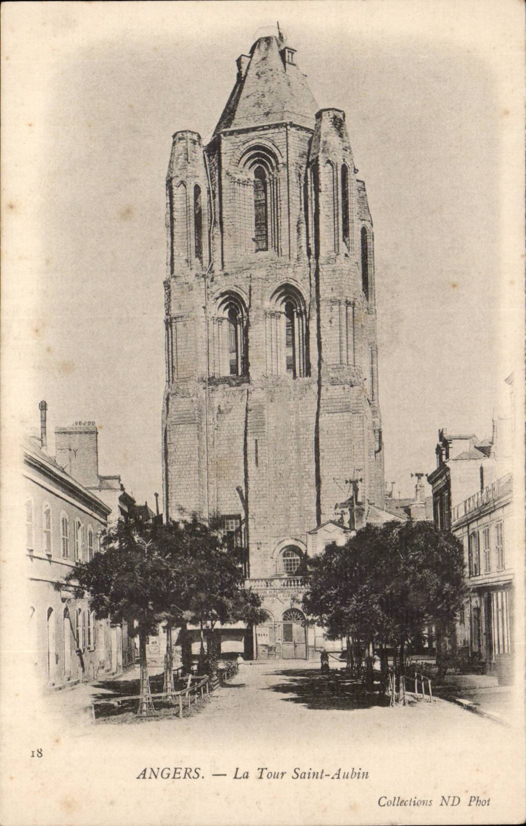 CPA Angers the Tower Saint Aubin