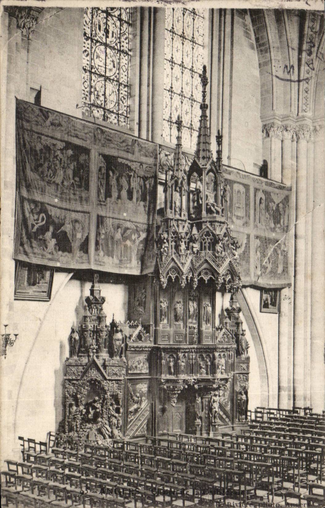 CPA Angers Pulpit of the cathedral