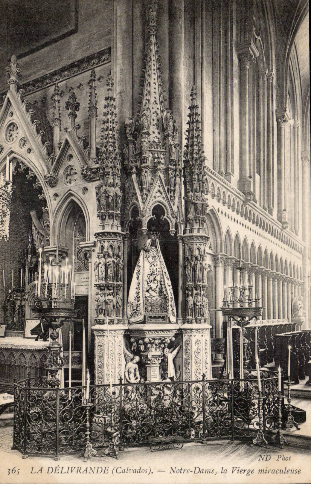 Delivrande CPA Notre Dame the miraculous virgin