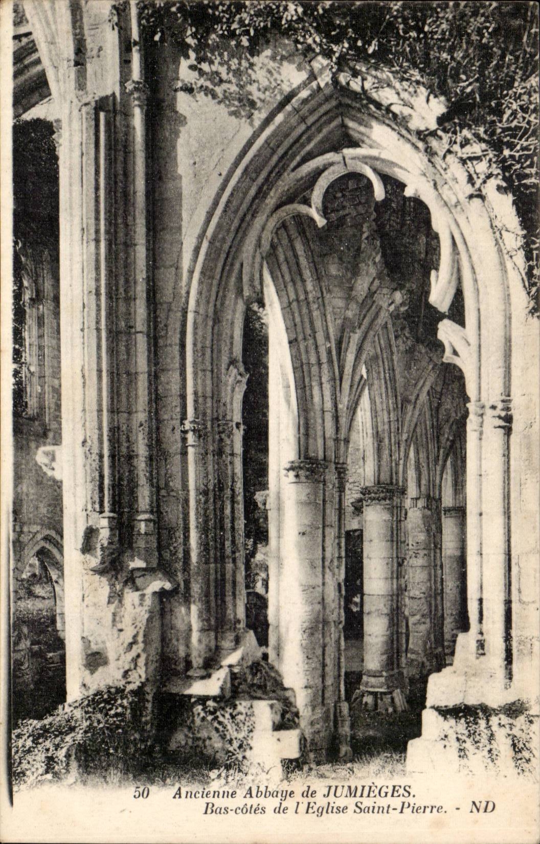 Jumieges - Old Abbey - Low Dimensions of the Church Saint Pierre CPA