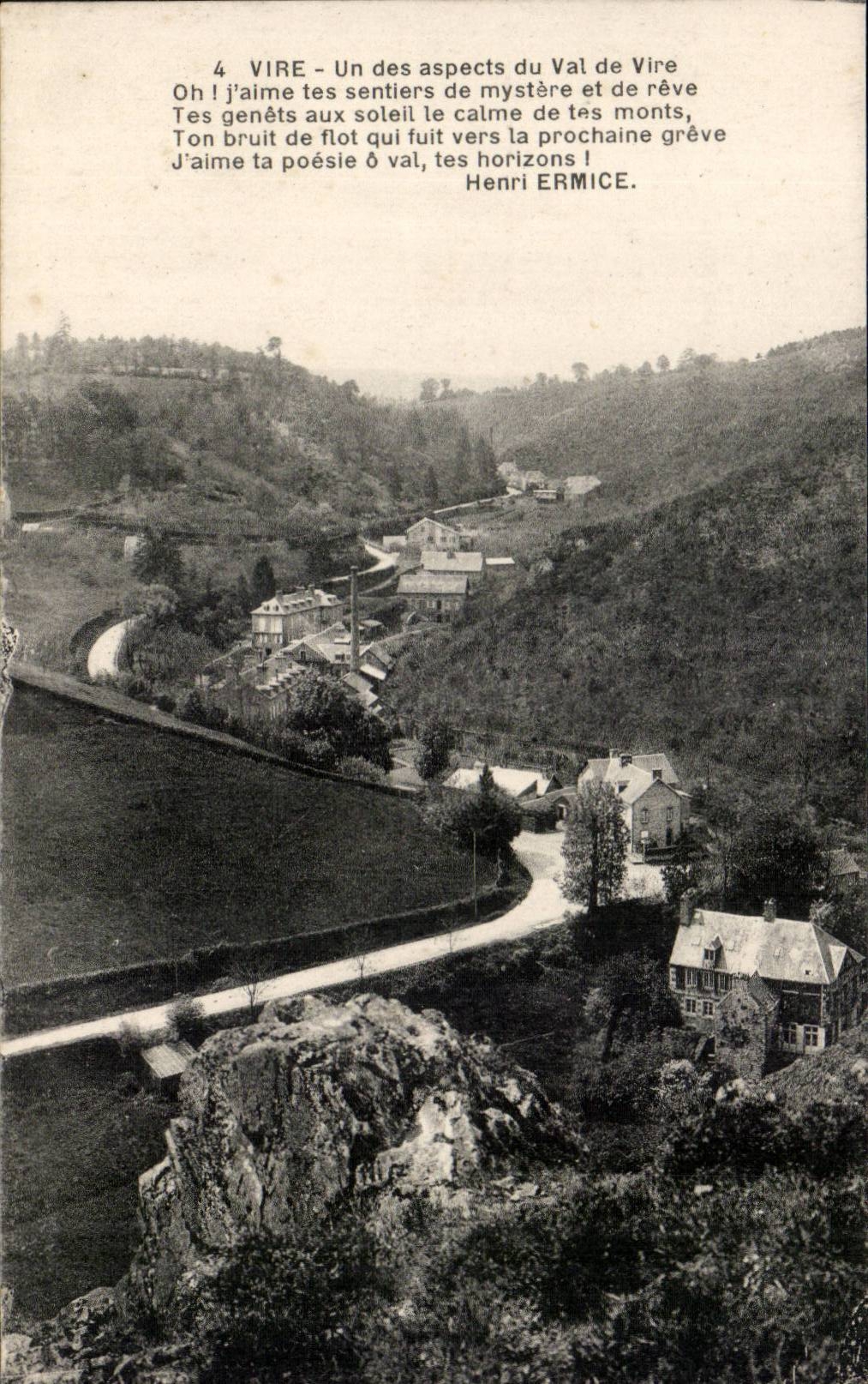Vire - Un des aspects du Val - Henri Ermice - CPA