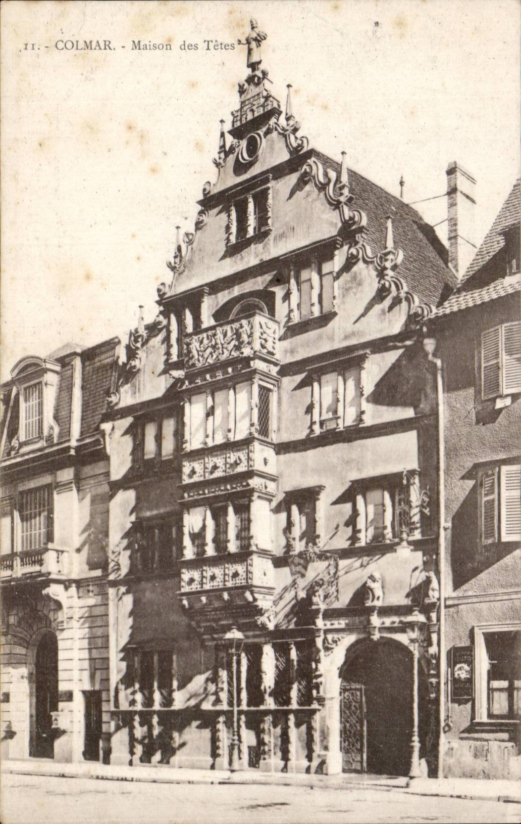 Colmar - Maison des Tetes - CPA 
