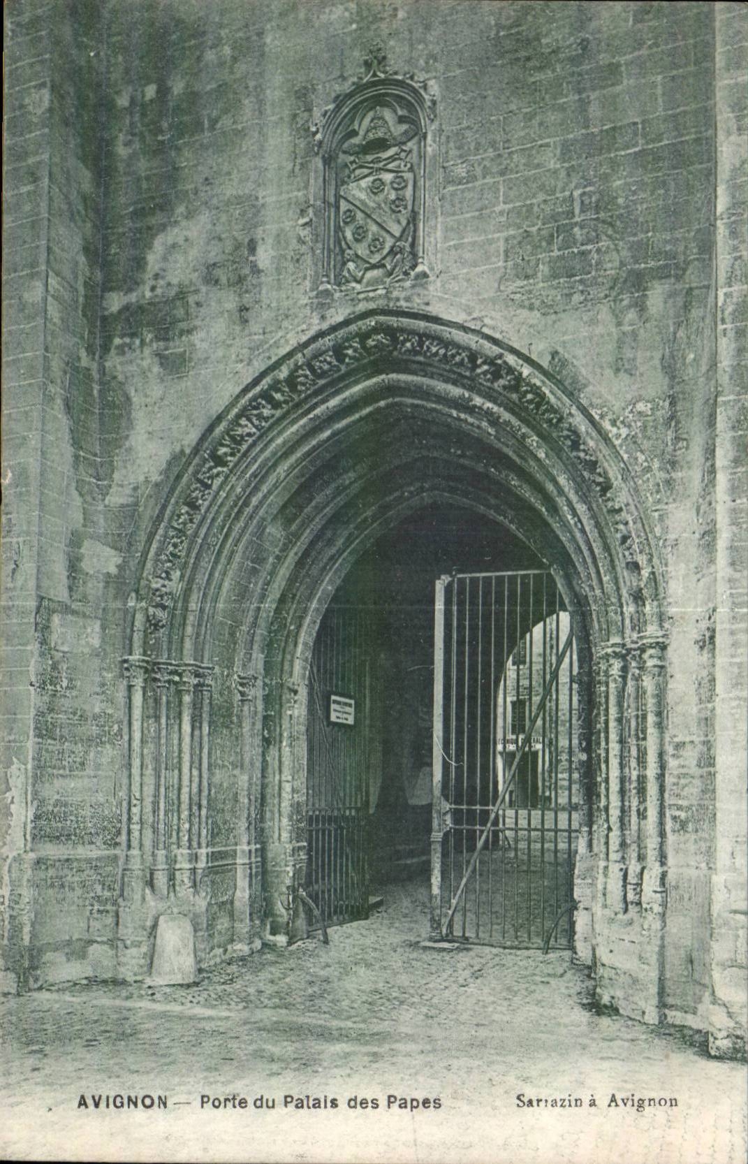Avignon - Gatter des Gaumens der Papste - CPA