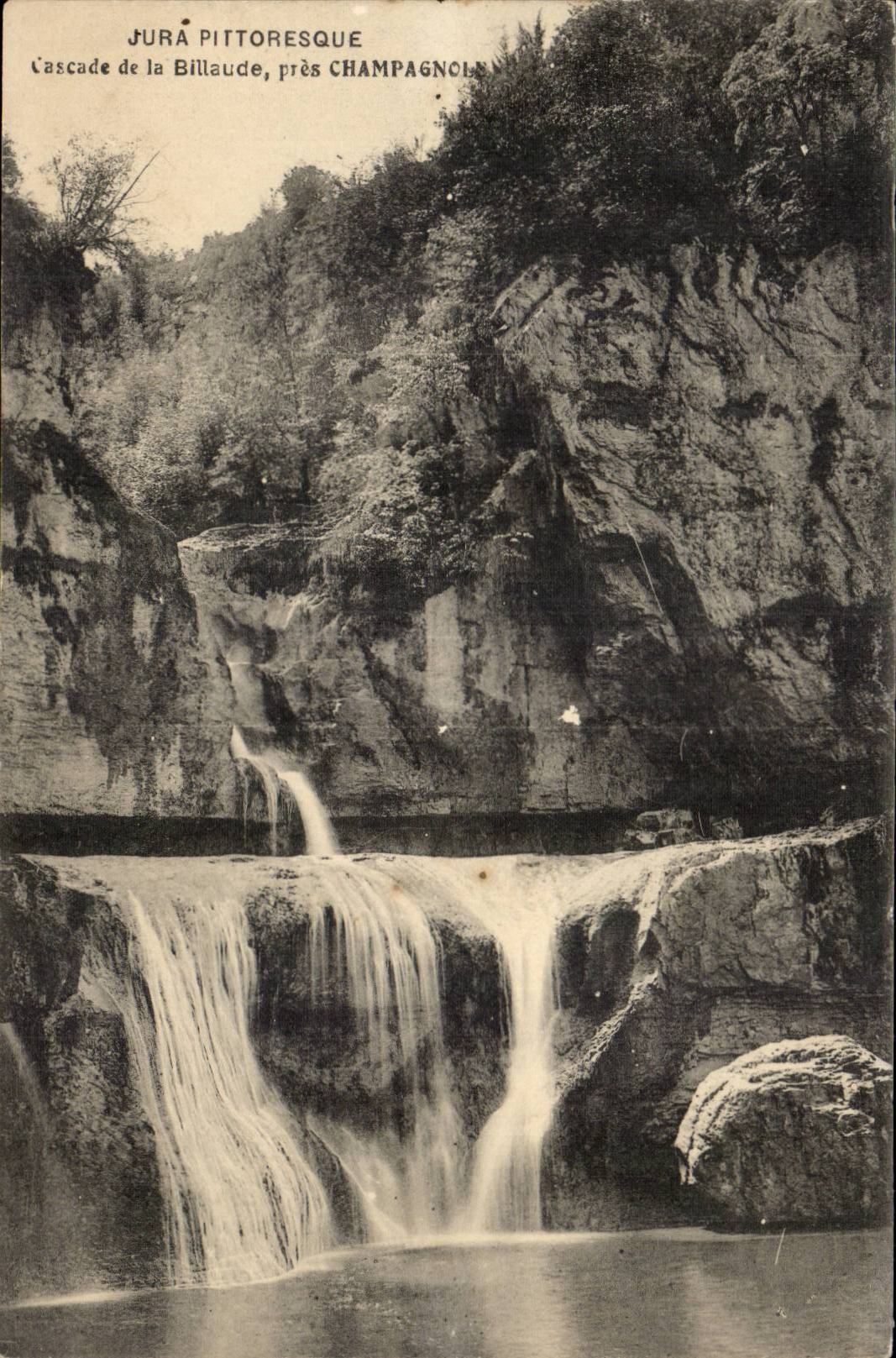 Close to Champagnole - Cascade of Billaude CPA