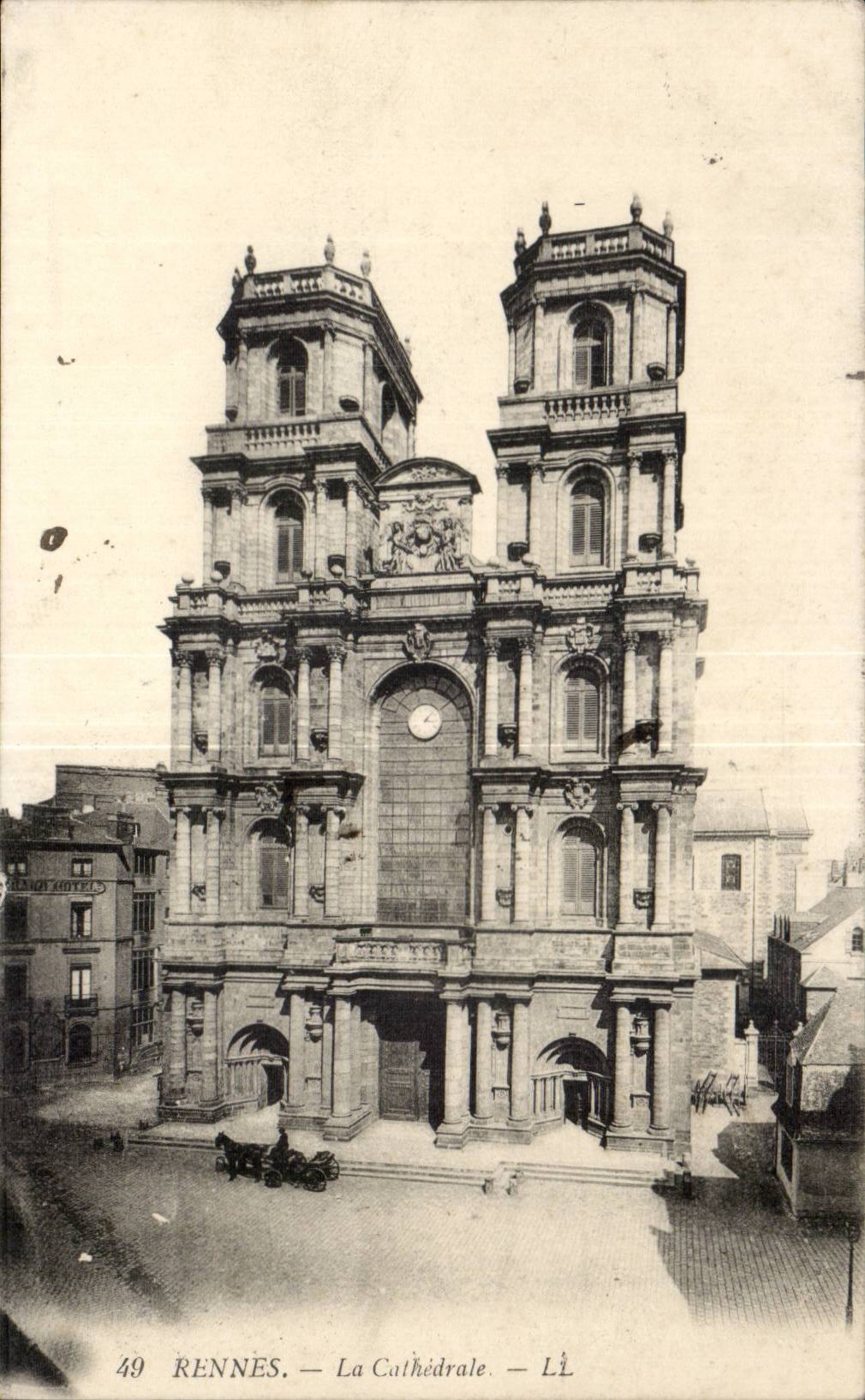 Rennes - La Cathedrale - CPA 