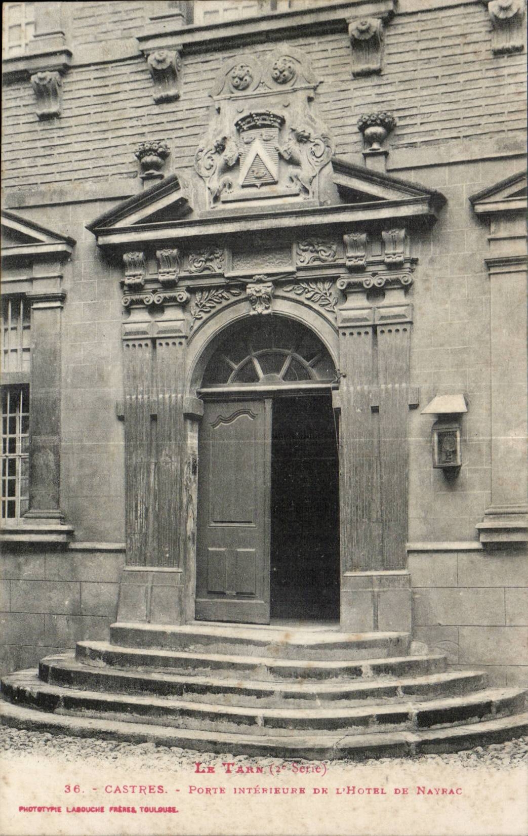 Castres - Hotel of Navrac - CPA