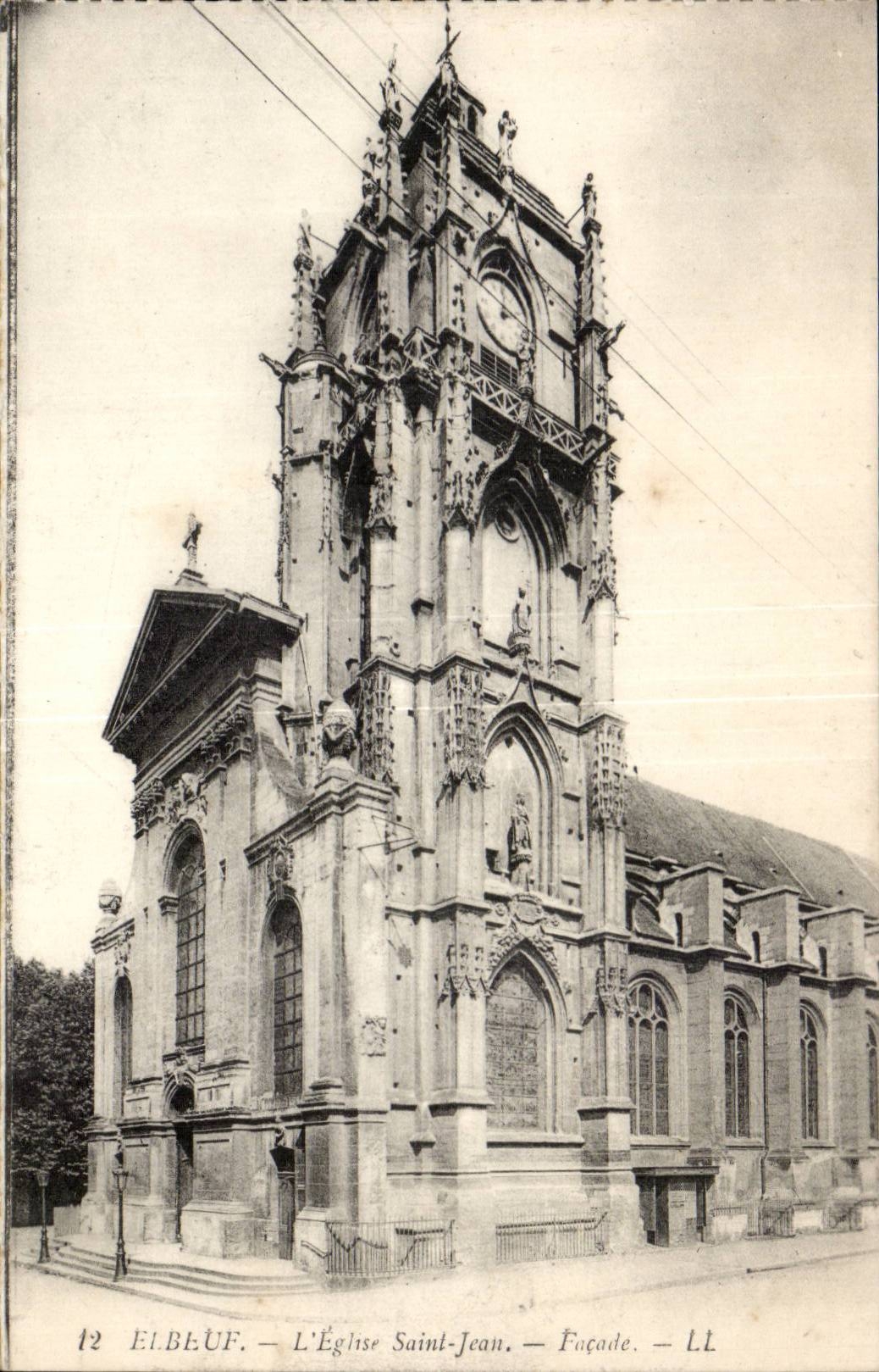 Elbeuf - the Church Saint Jean - CPA