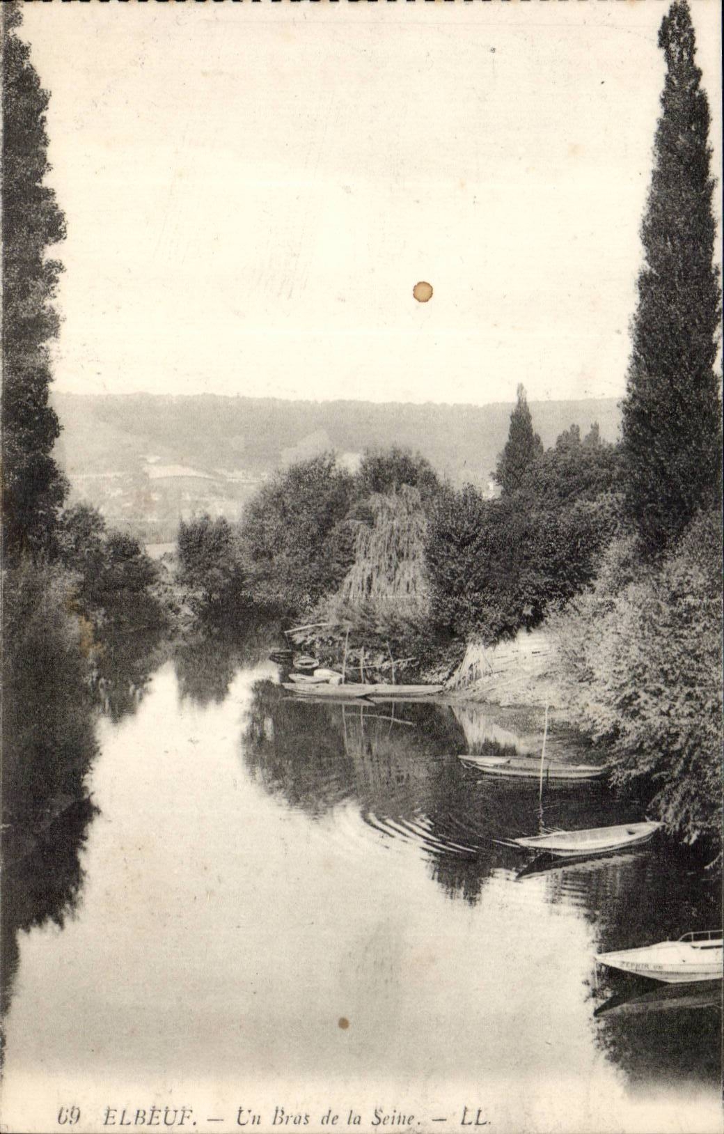 Elbeuf - the Seine - CPA