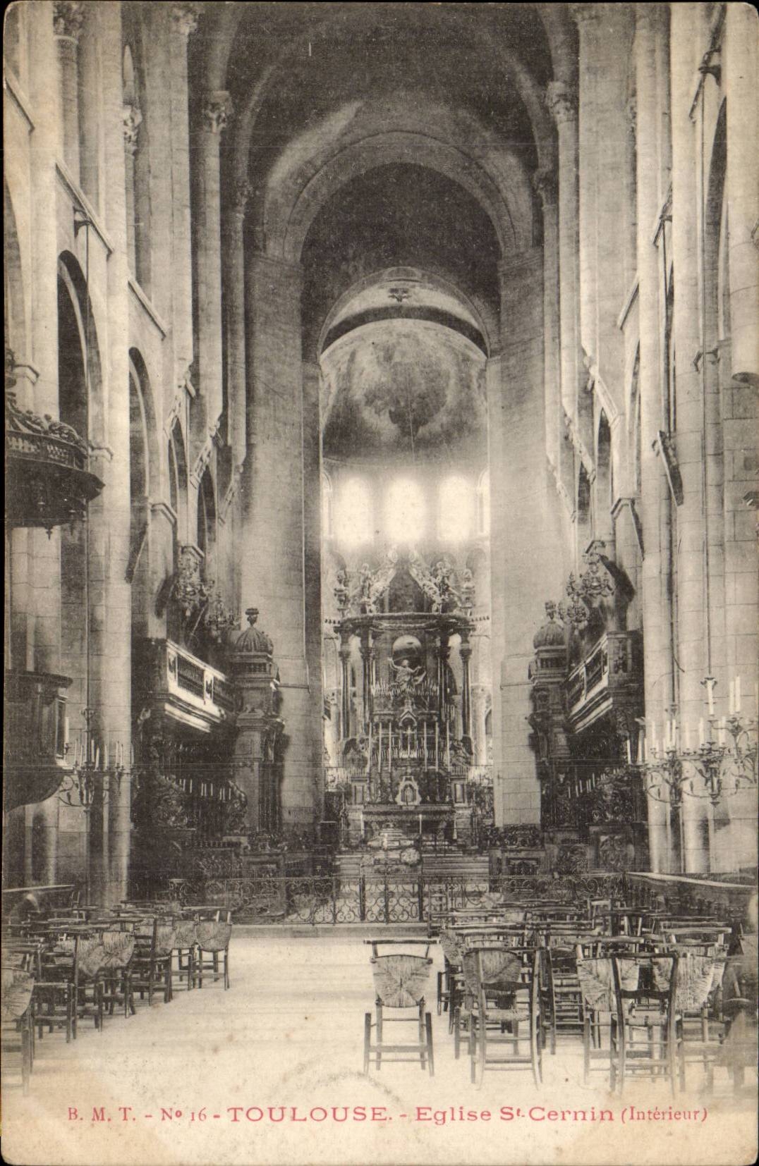 CPA Toulouse Eglise St Cernin 