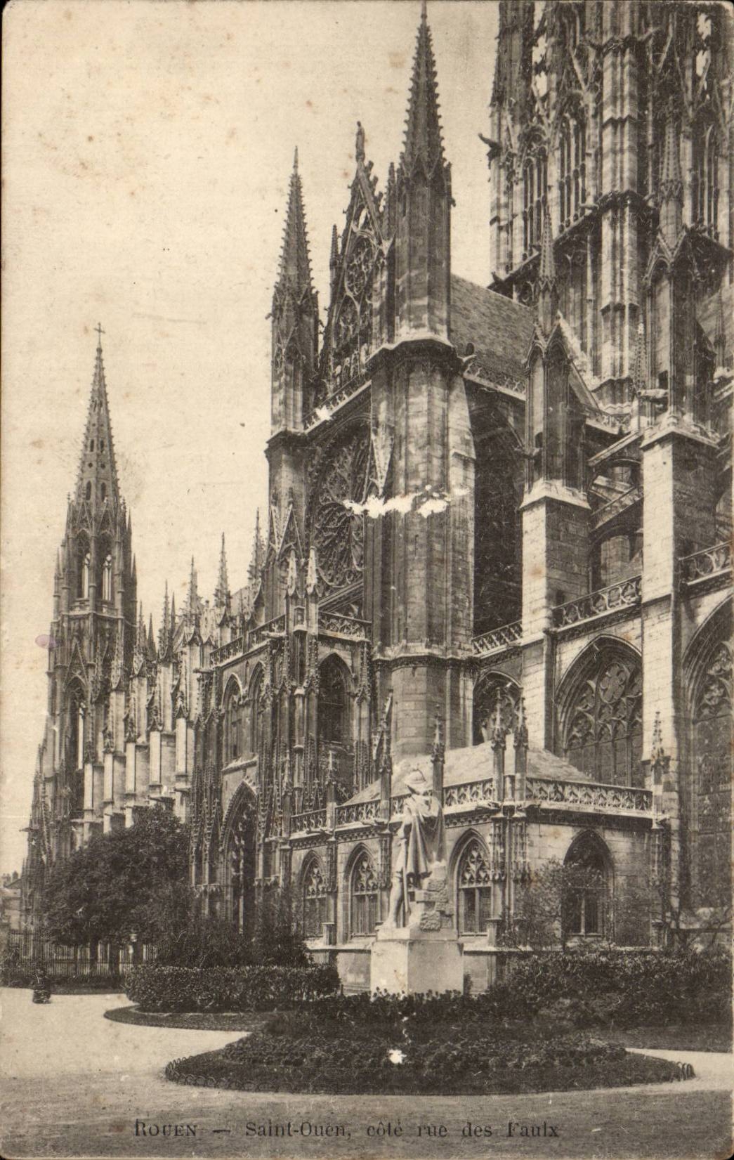 CPA Rouen Saint ouen dimension street of Faulx