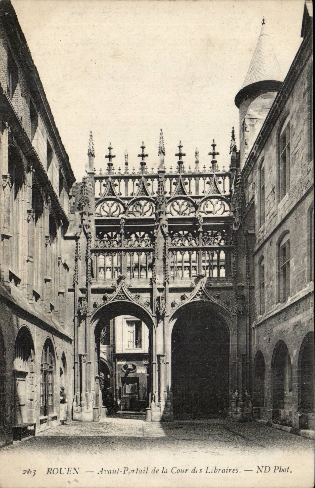 CPA Rouen Old gate of the court of the booksellers