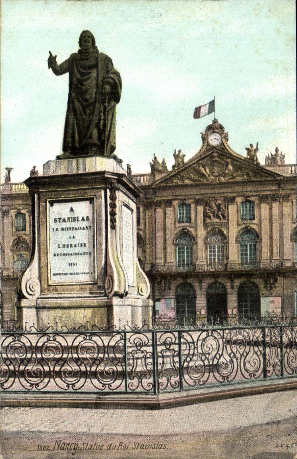 CPA Nancy Statue du roi Stanislas