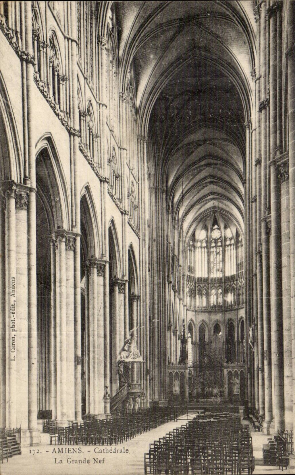 CPA Amiens Cathedral