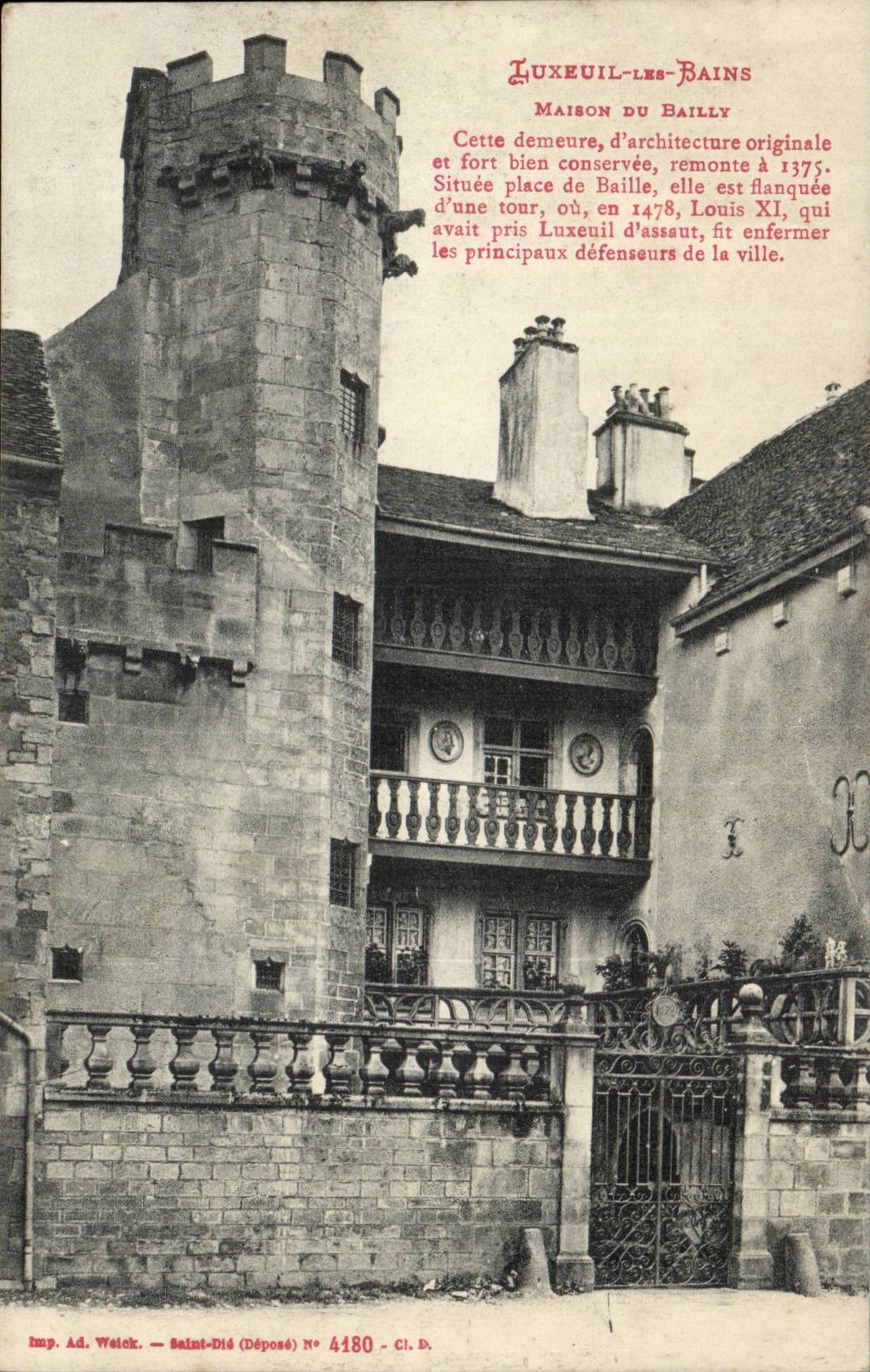 Luxeuil les Bains - House of Bailly CPA