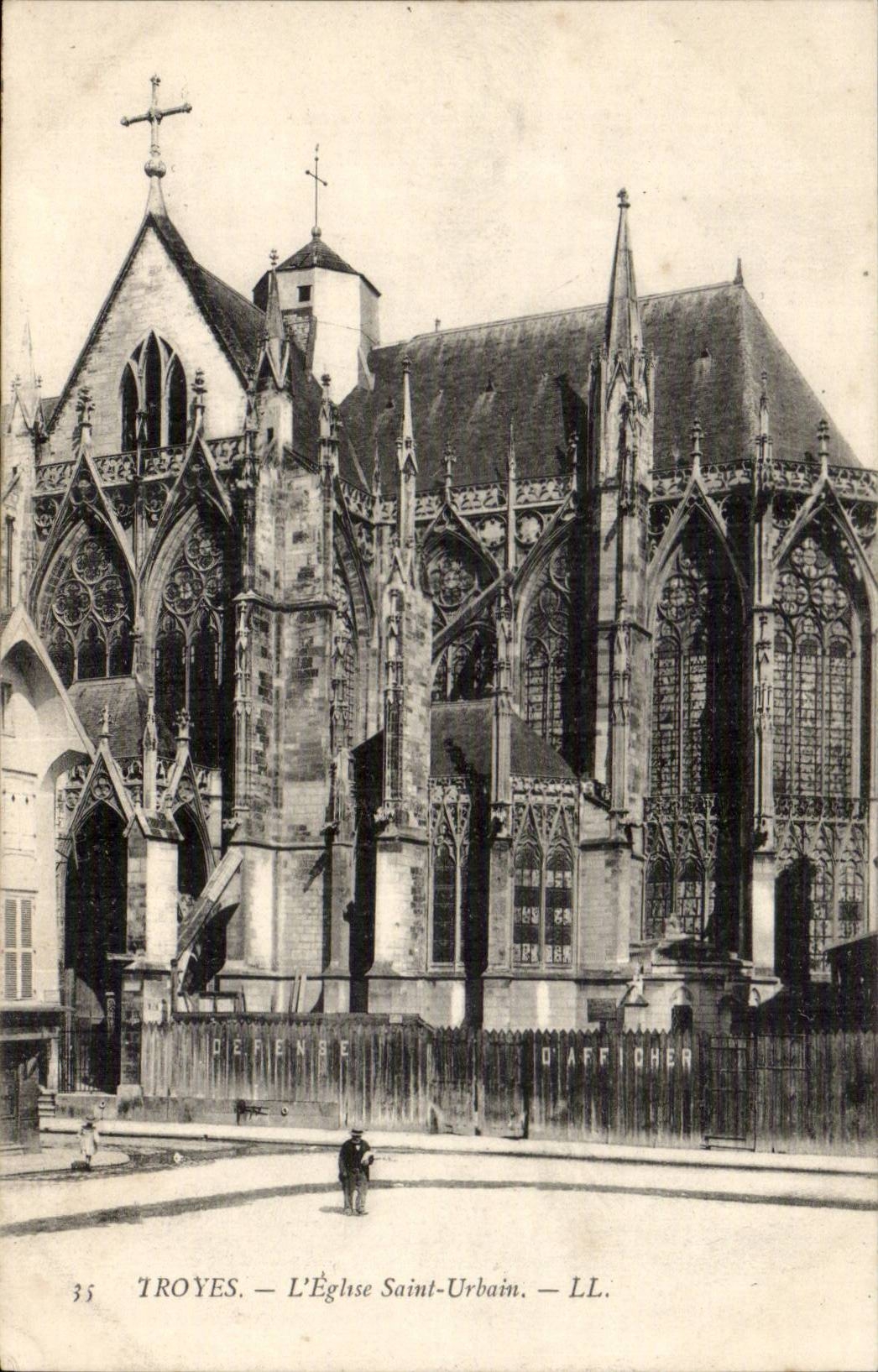 Troyes - Church Saint Urbain - CPA