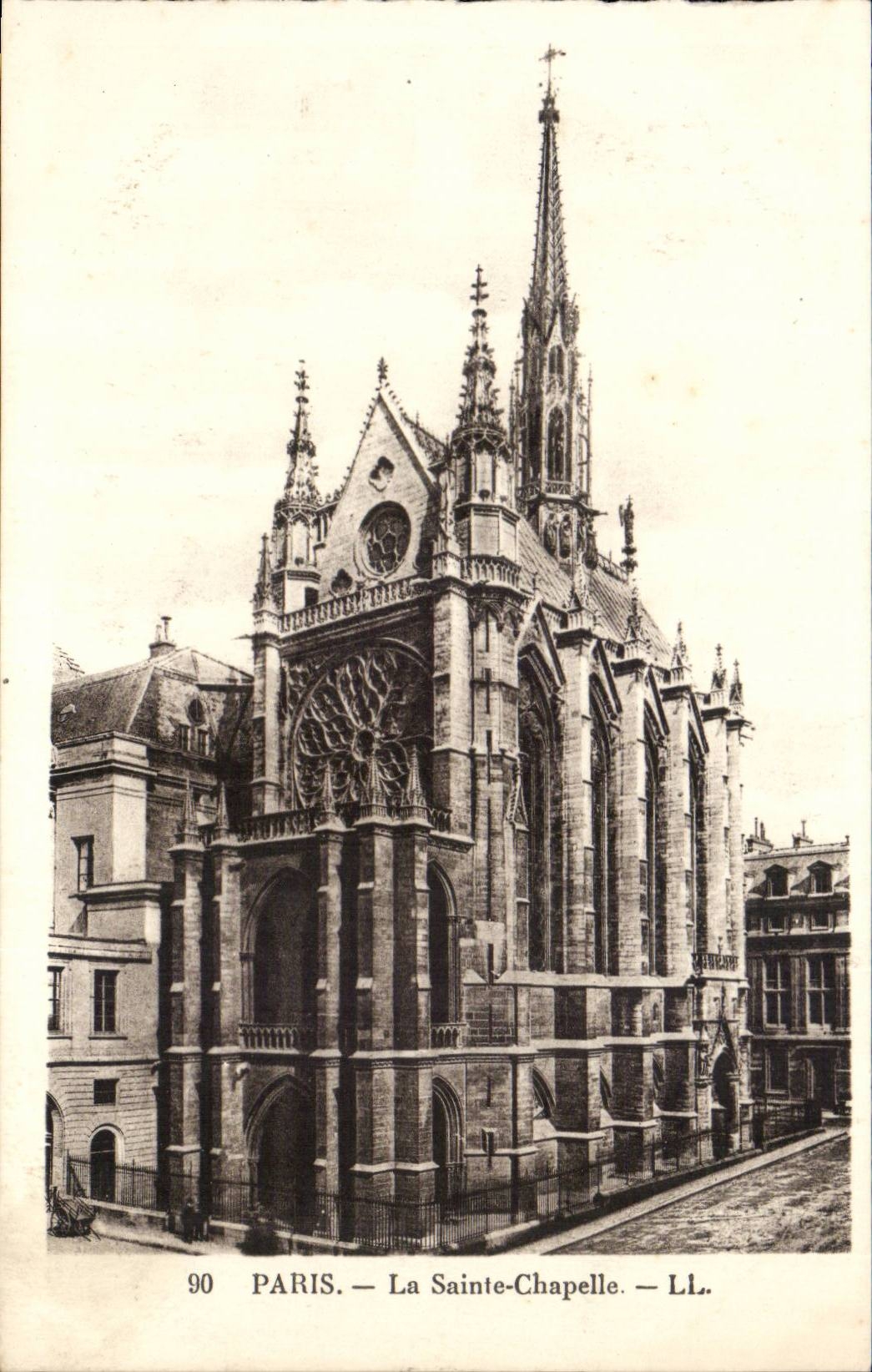 Paris CPA La Sainte chapelle