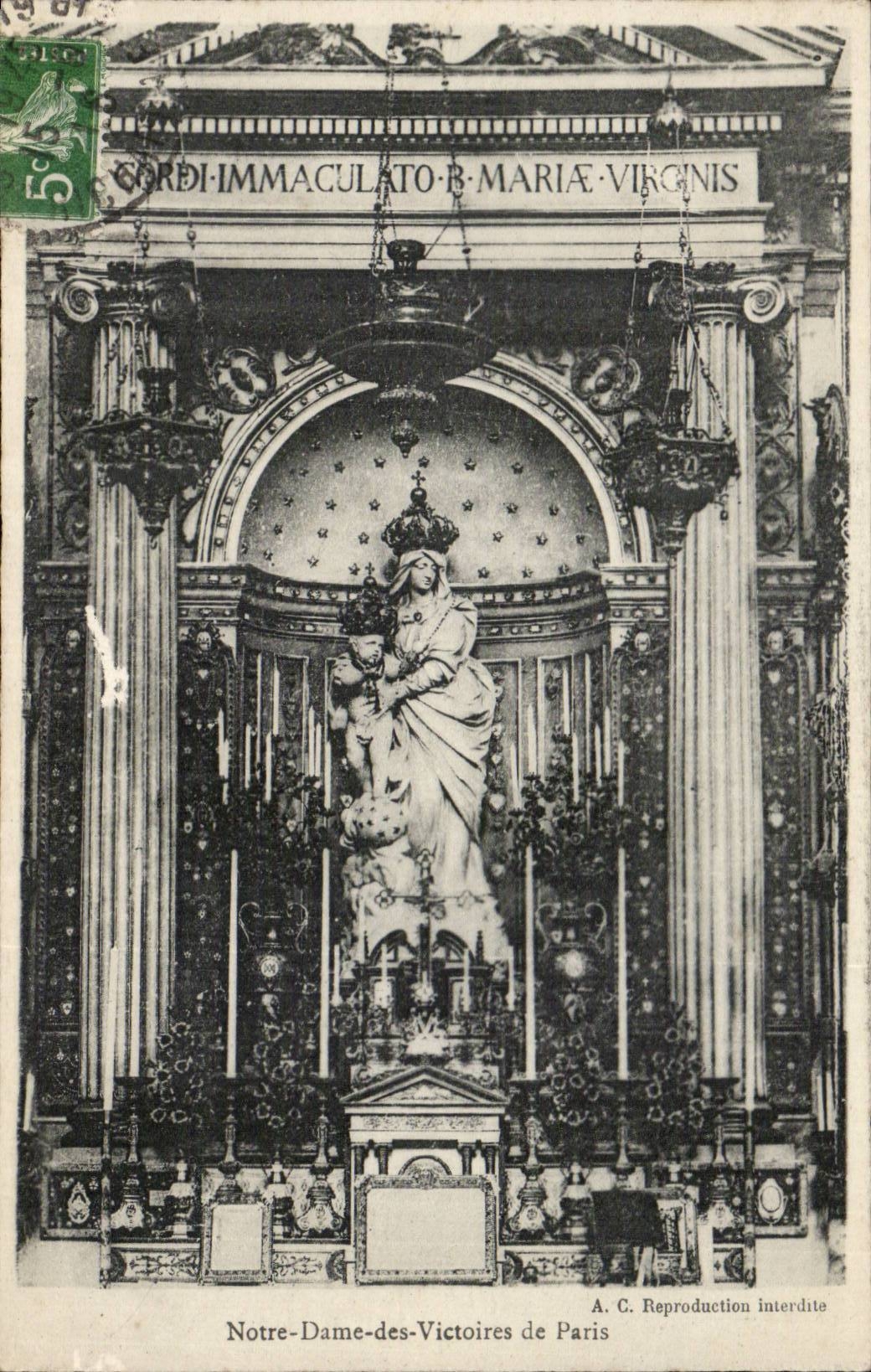 Paris CPA Notre DAme des Victoires a Paris