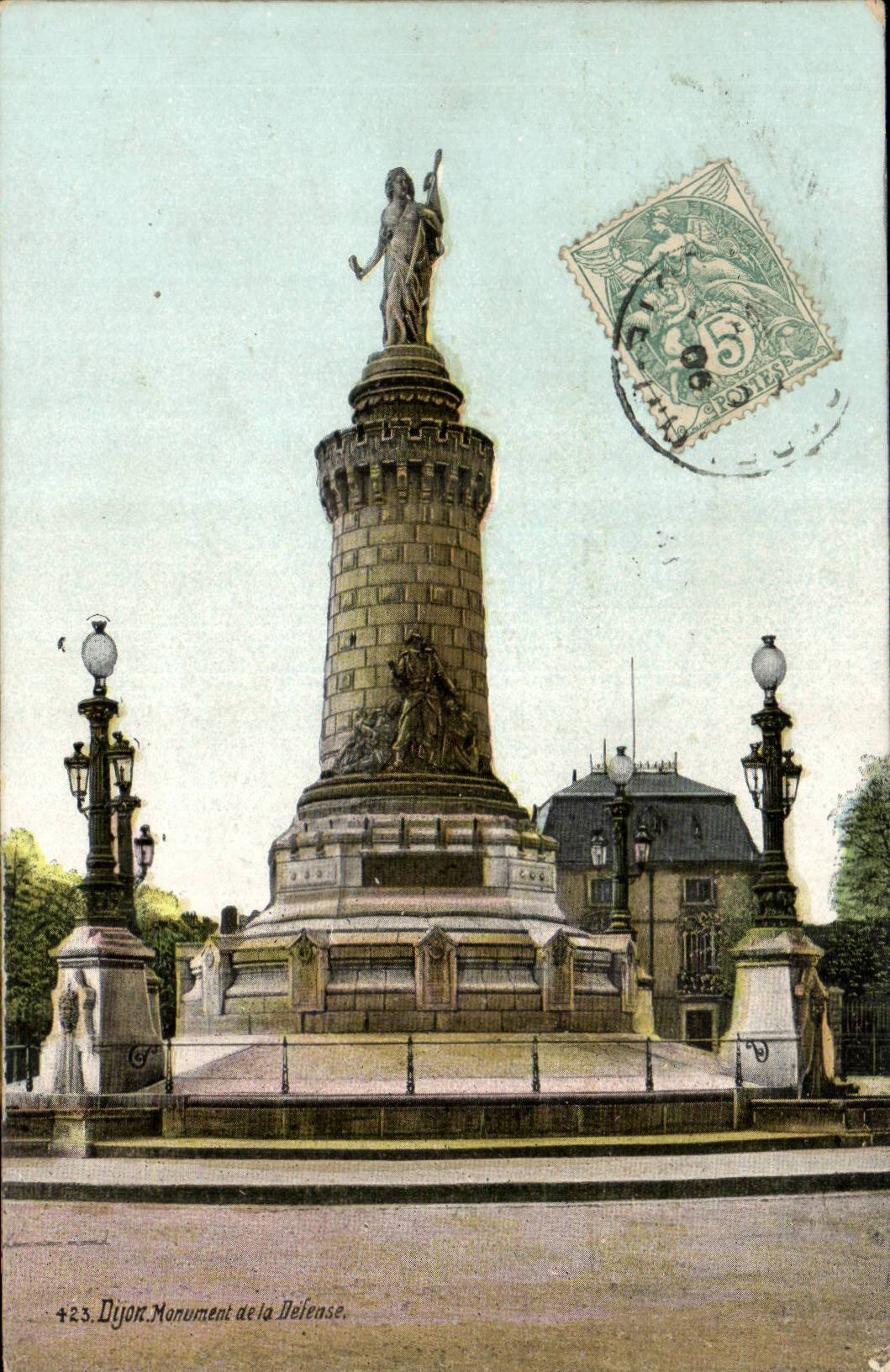 Dijon - Monument of Defense - CPA