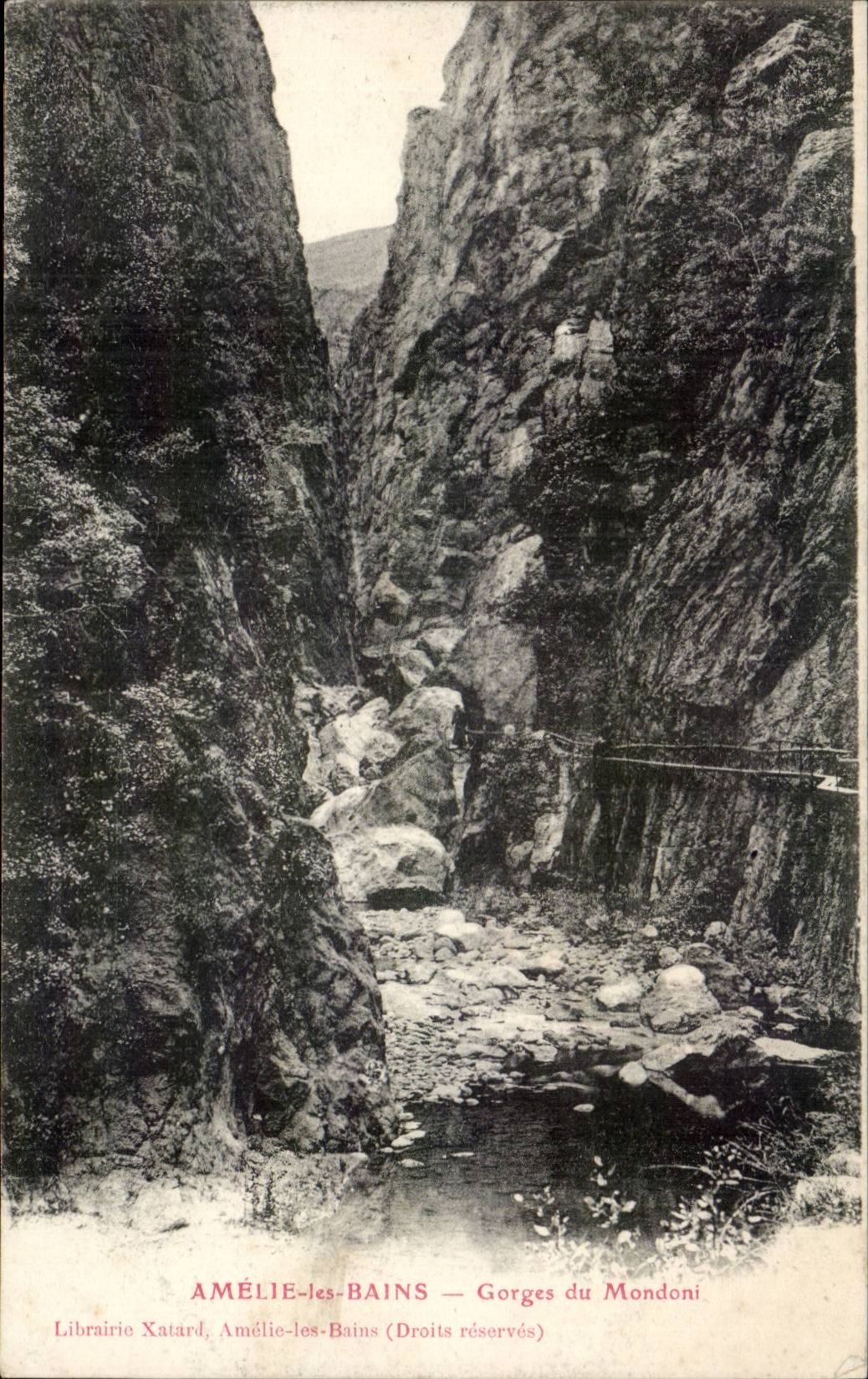 Amelie les Bains - Falls of Mondoni - CPA