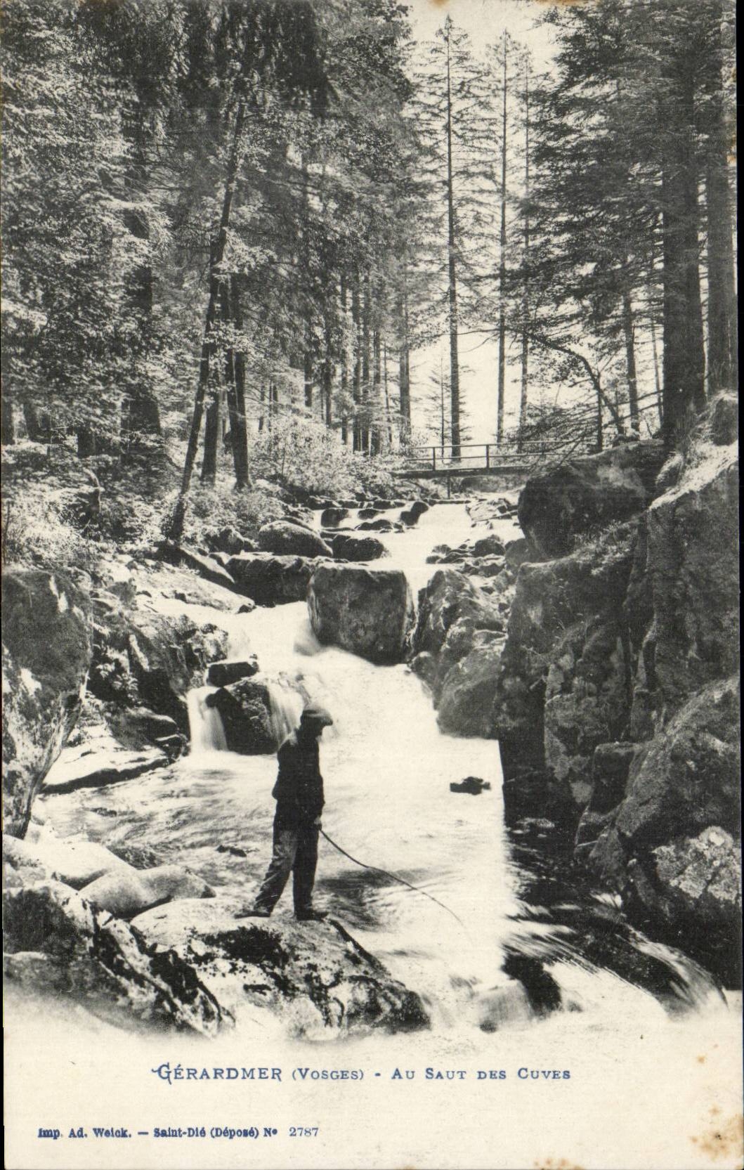 Gerardmer - With the Jump of Guves - CPA