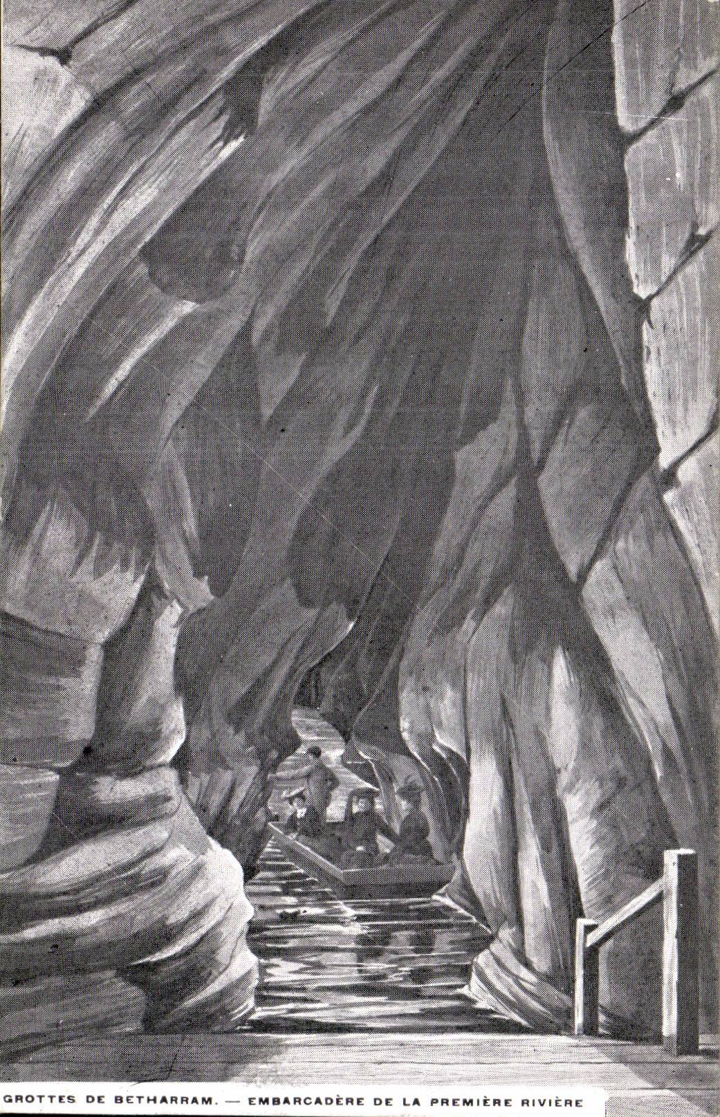 Caves of Betharram - Landing stage of the first River - CPA