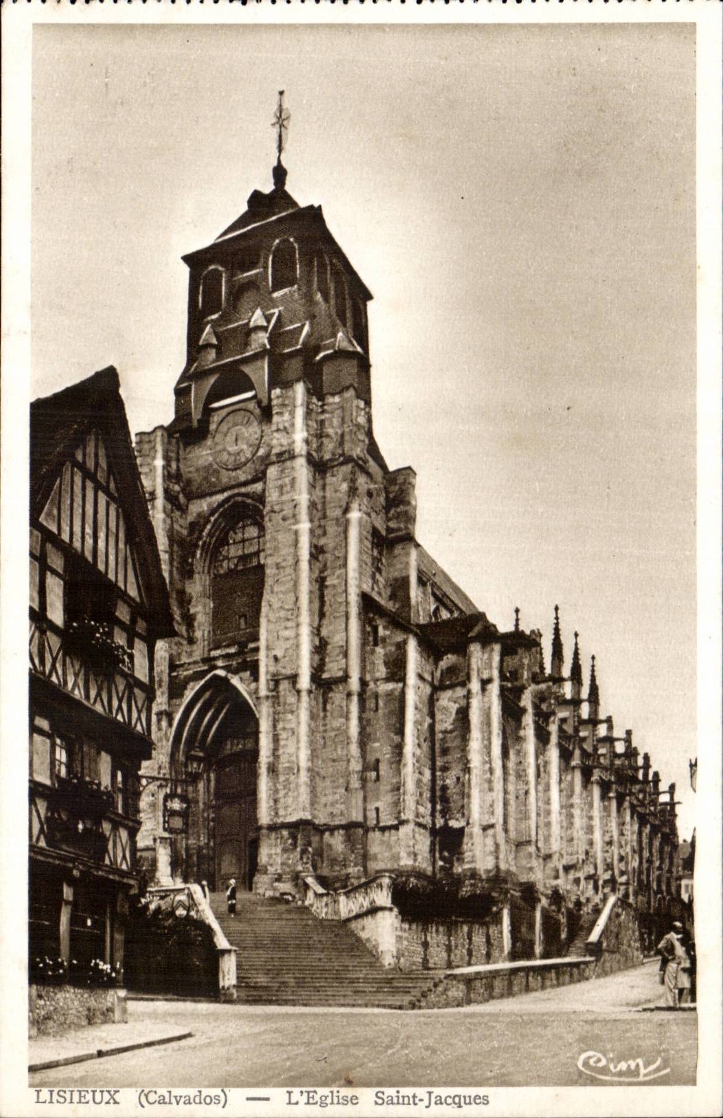 Lisieux CPA Kirche Saint Jacques