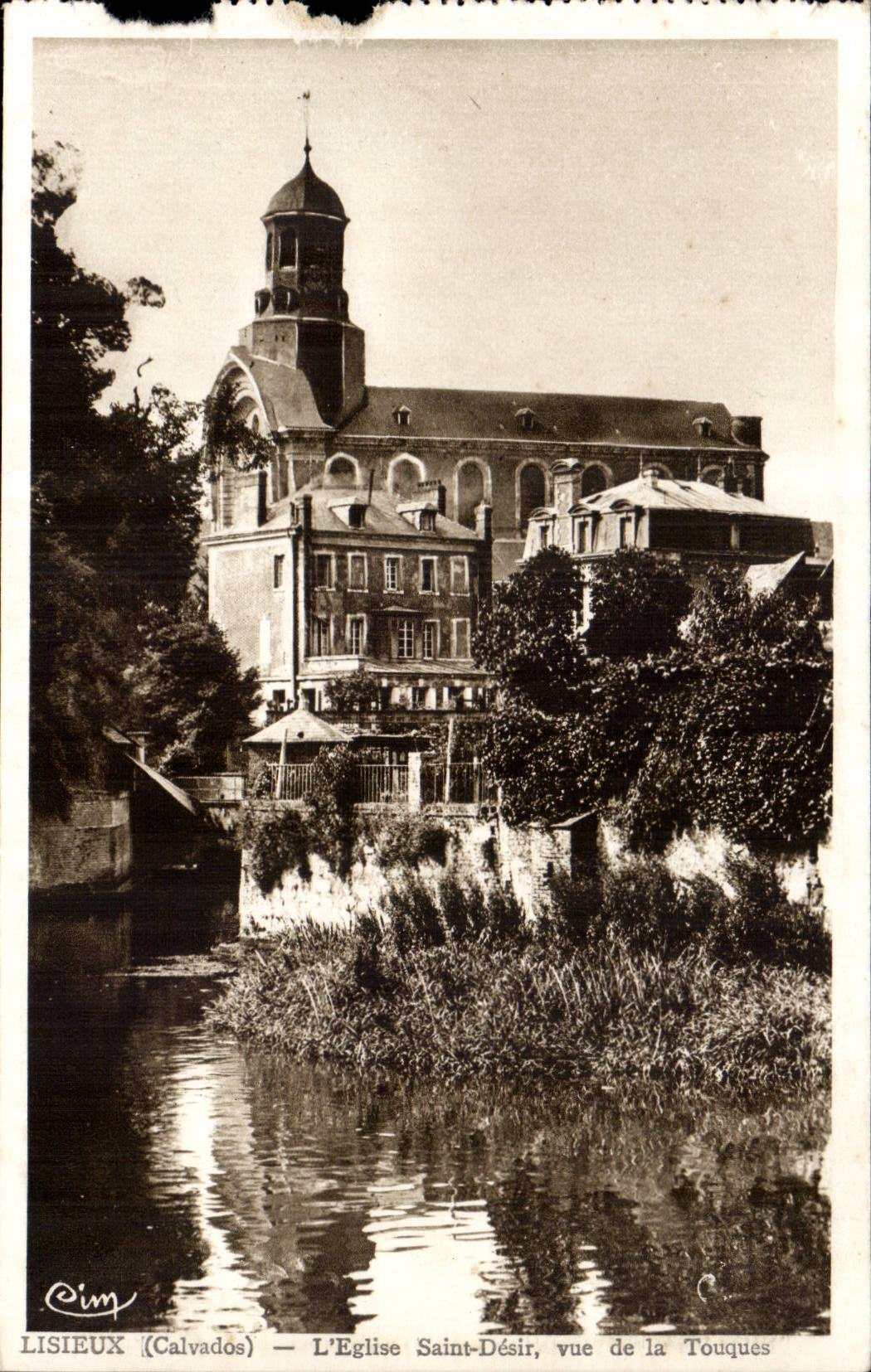Lisieux CPA der Kirche Wunsch Saint gesehen von den Trommeln
