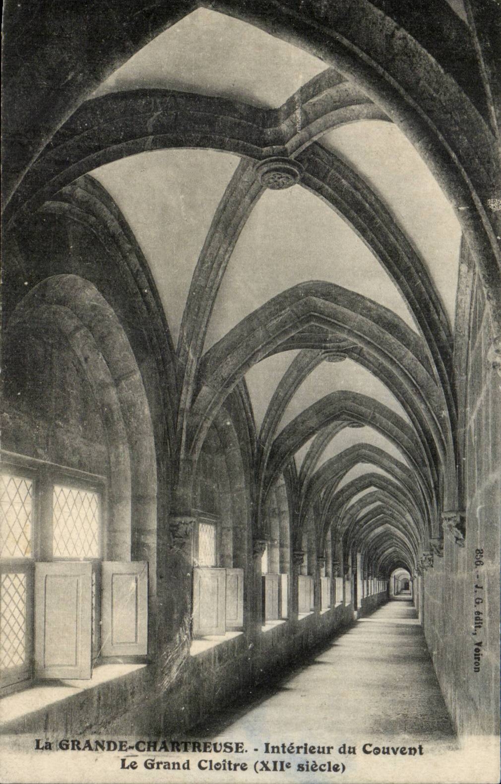 Grosses Chartreuse INNENCPA des Klosters das grosse Kloster