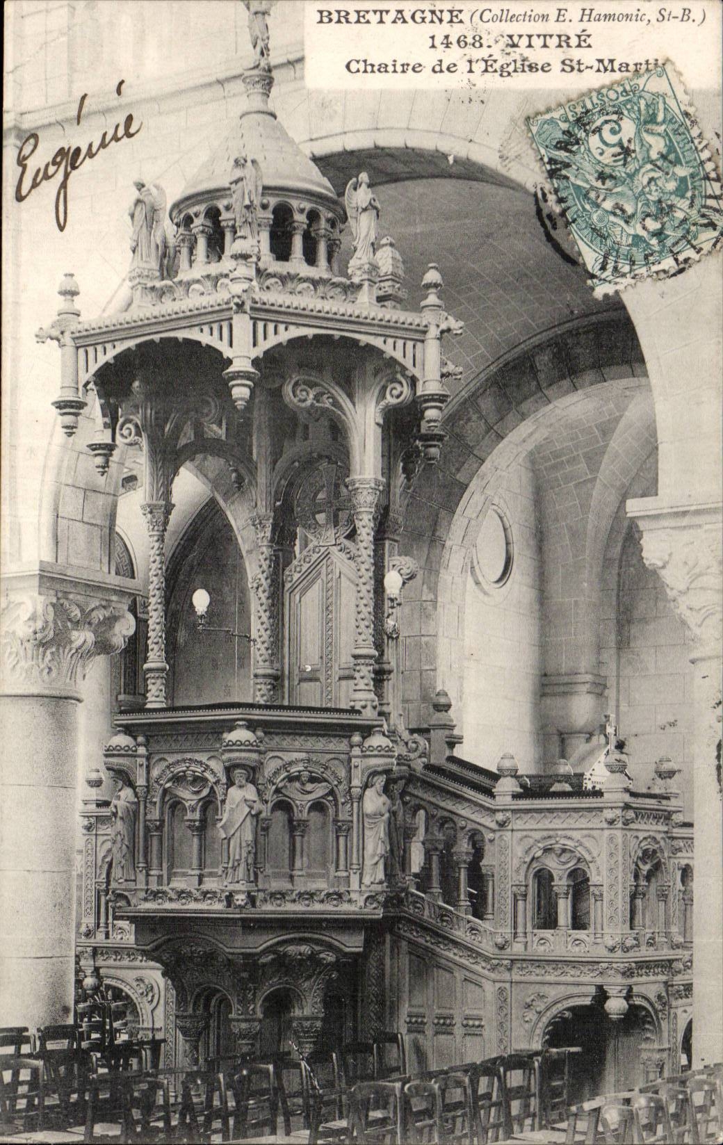 Vitre CPA Chaire de l'eglise St martin