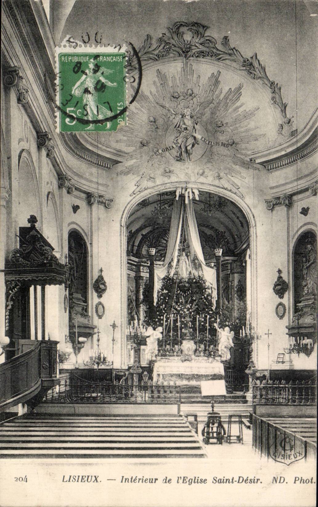 InnenLisieux CPA des der Kirche Wunsches Saint