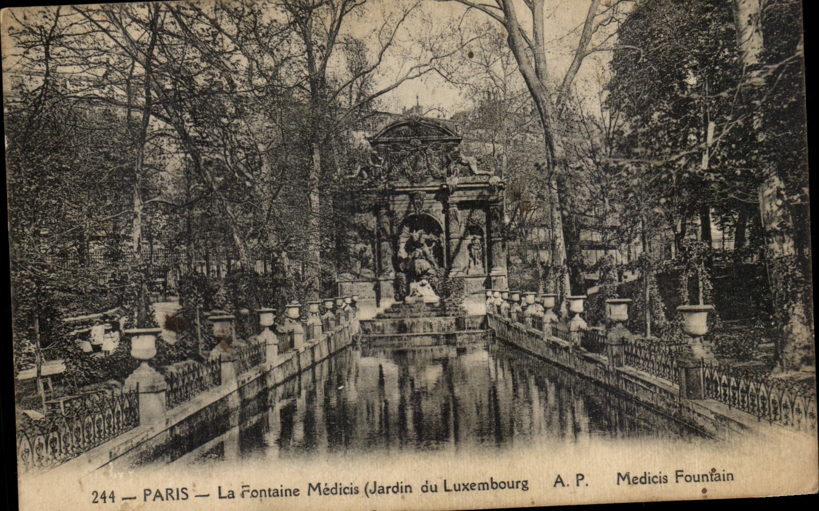 Paris CPA Garden of Luxembourg