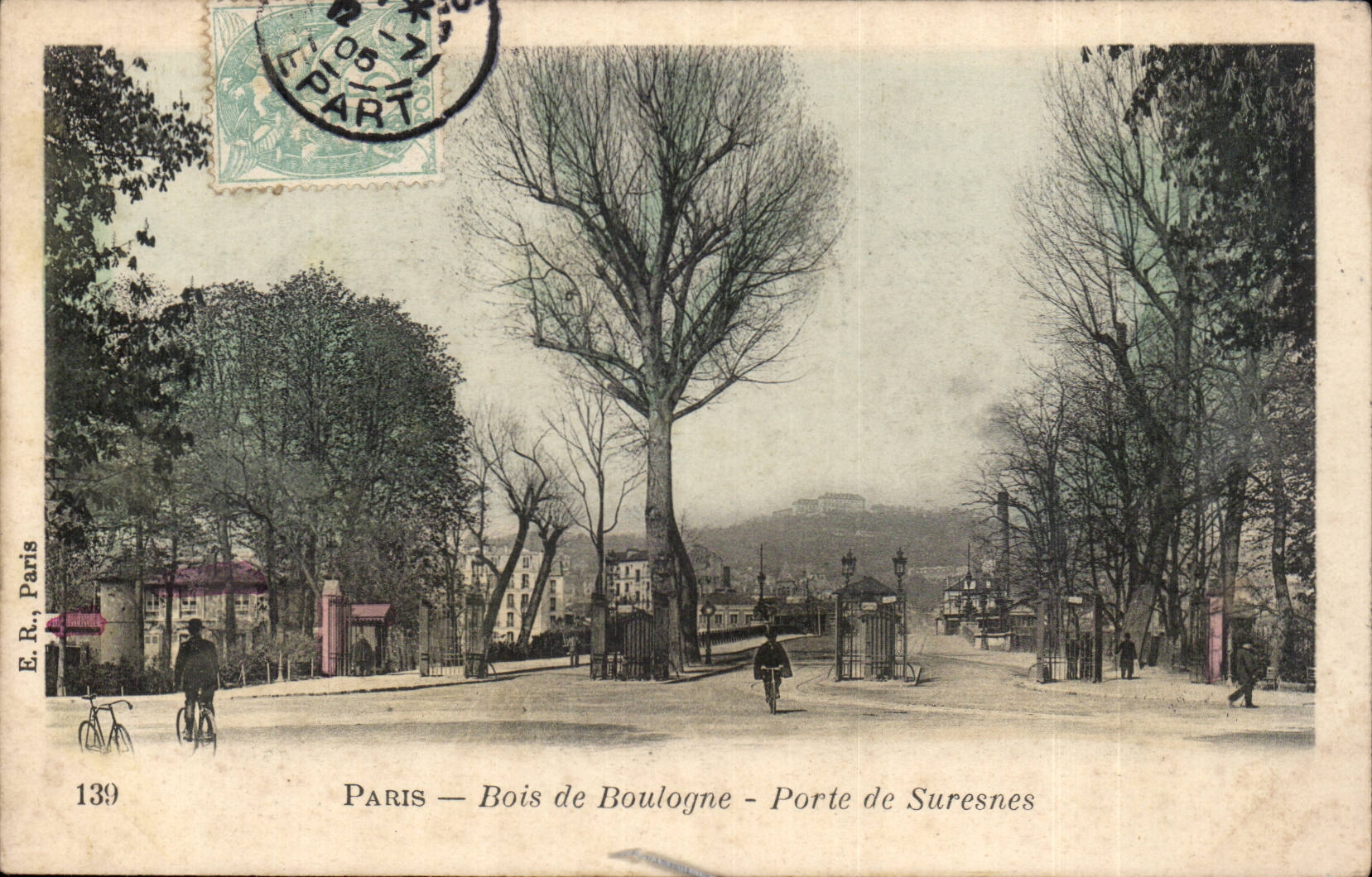 Paris CPA Bois de Boulogne Porte de Suresnes 
