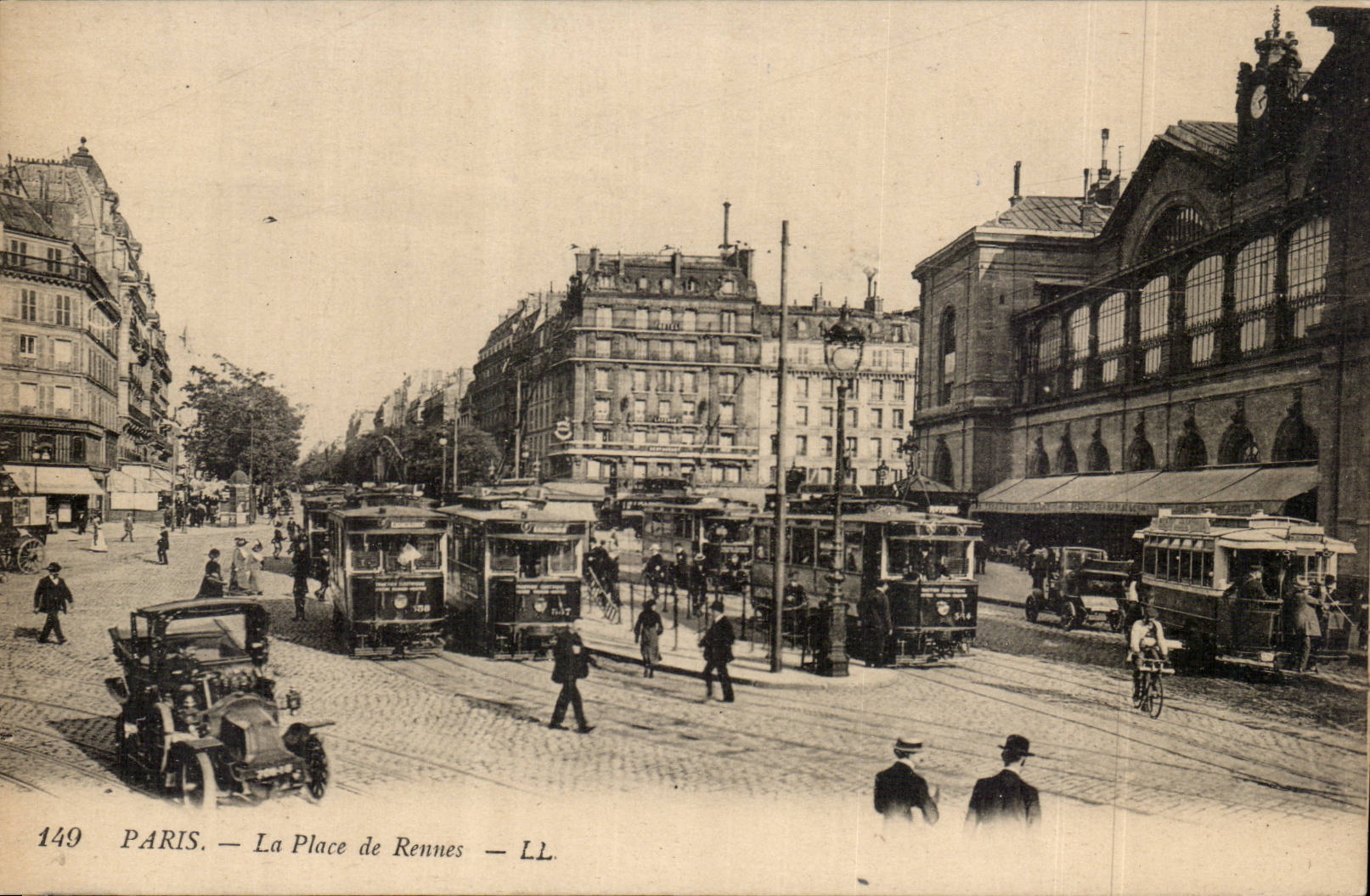 Paris CPA Places from Rennes