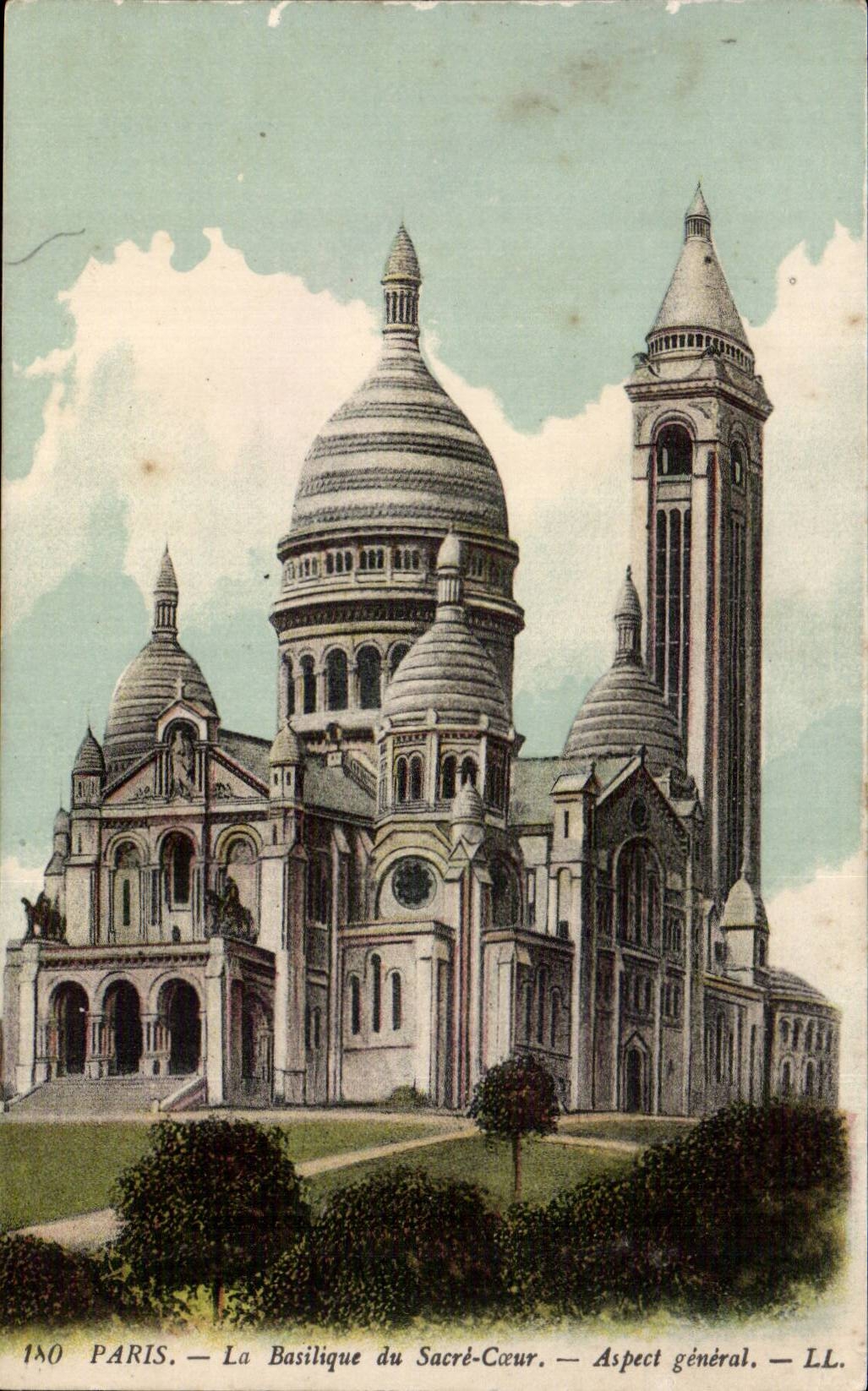 Paris CPA Basilique du Sacre Coeur Aspect general