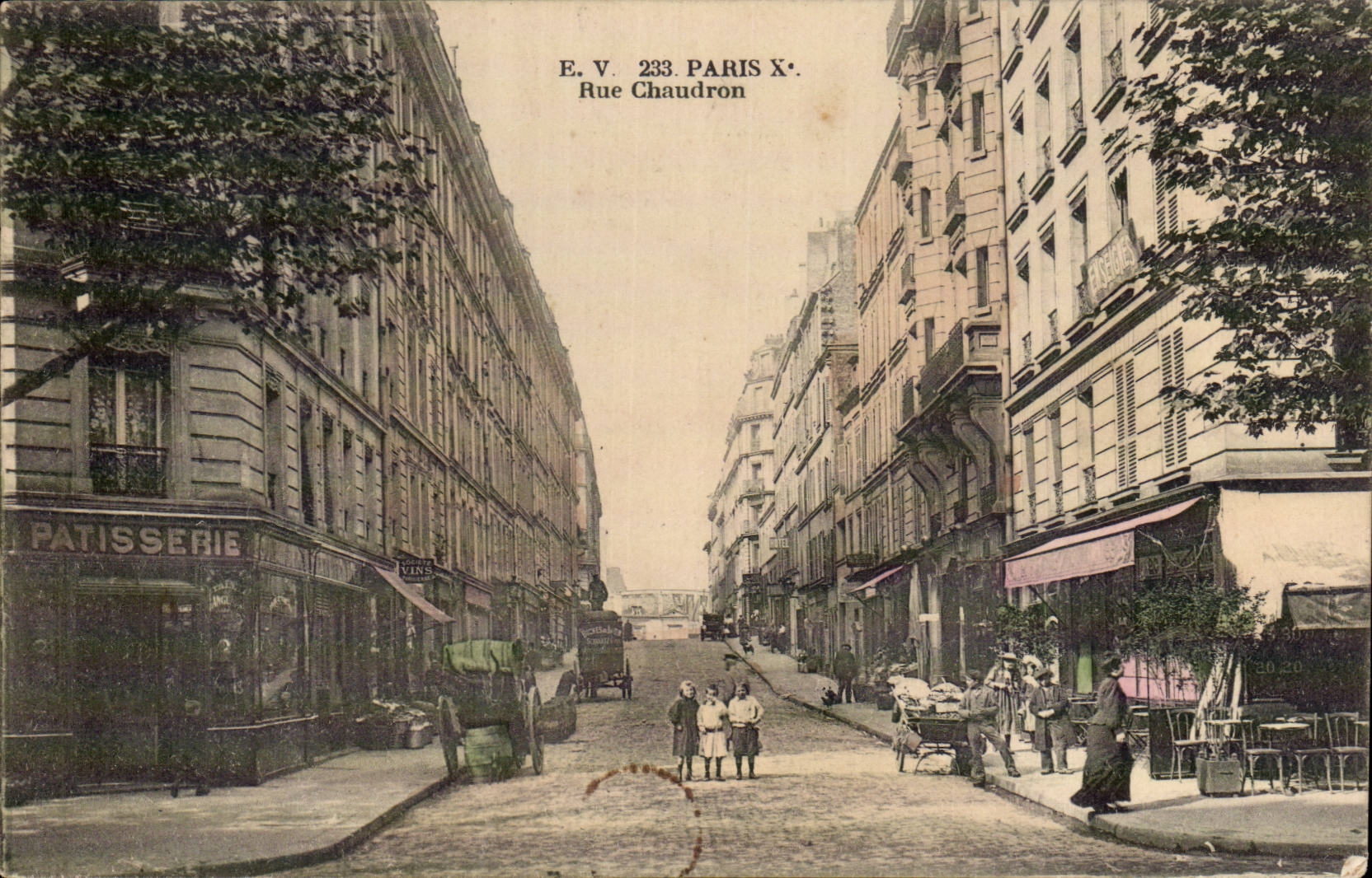 Paris CPA Street Cauldron