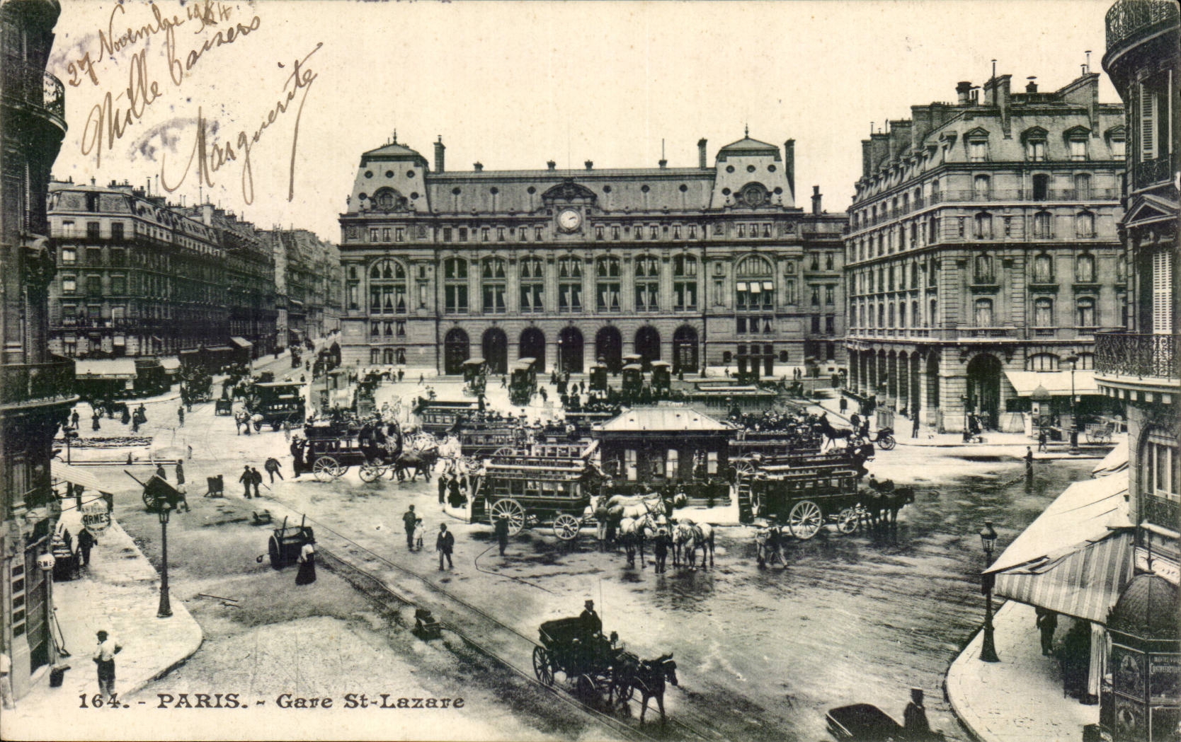 Paris CPA Gare St lazare
