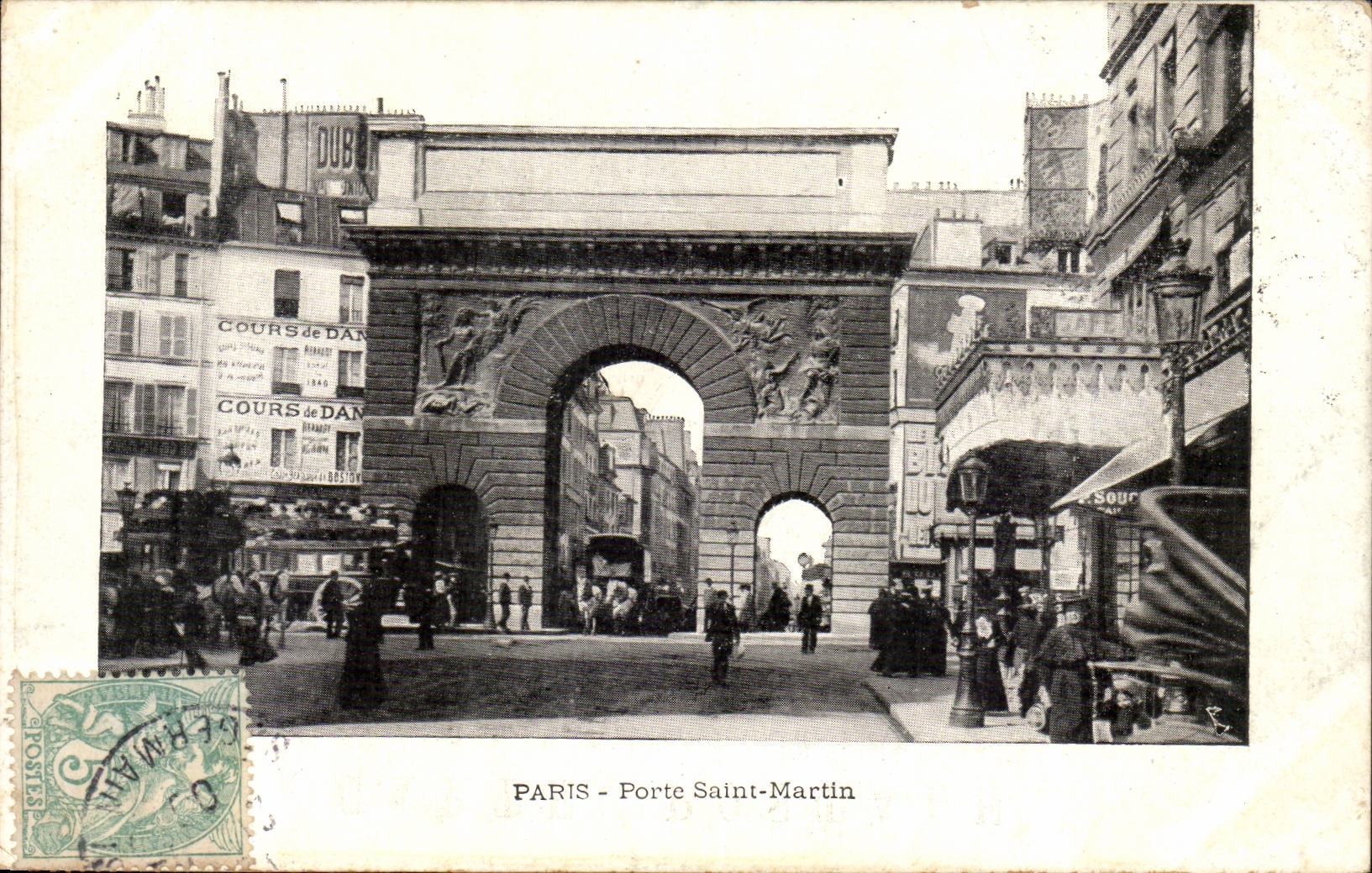 Paris CPA Gate Saint Martin