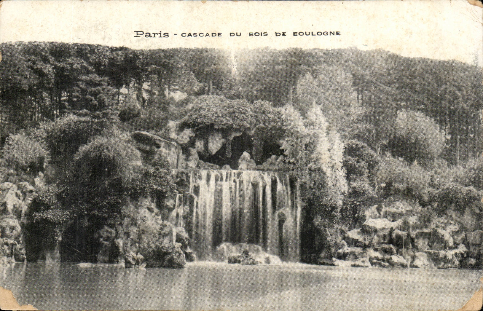 Paris CPA Cascade du Bois de Boulogne