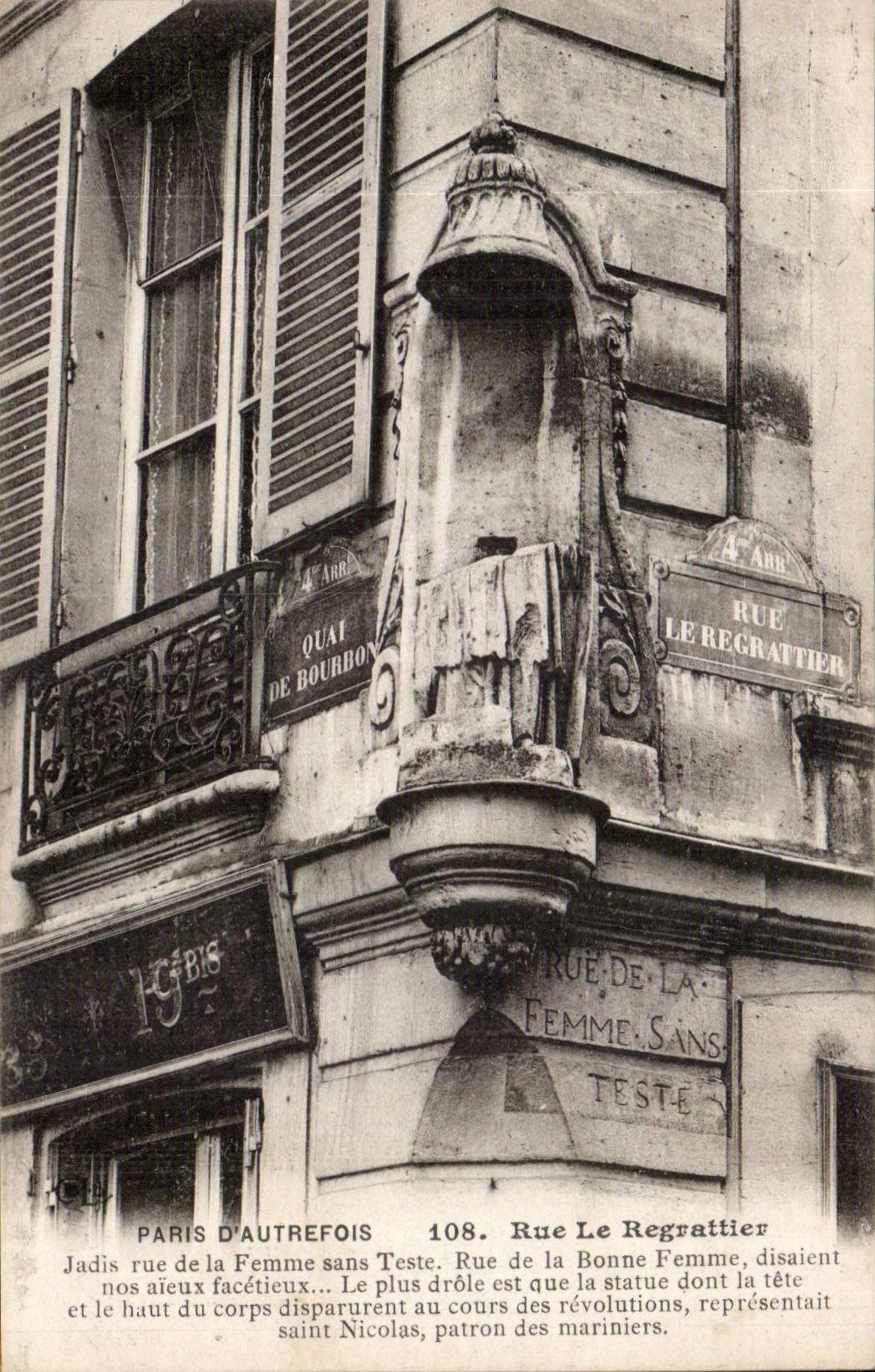 Paris CPA Rue Le Regrattier