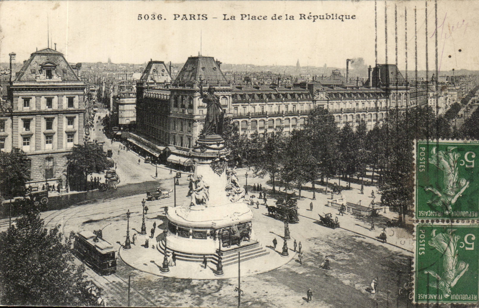 Paris CPA places Republic