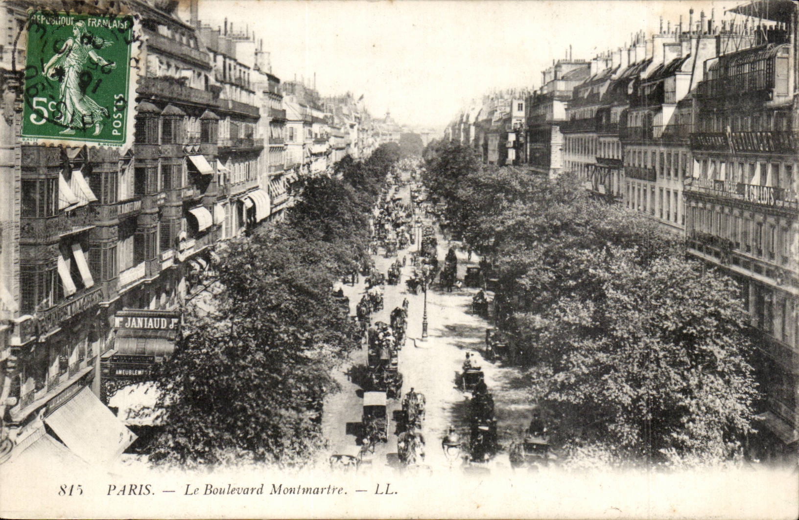 Paris CPA Le boulevard Montmartre