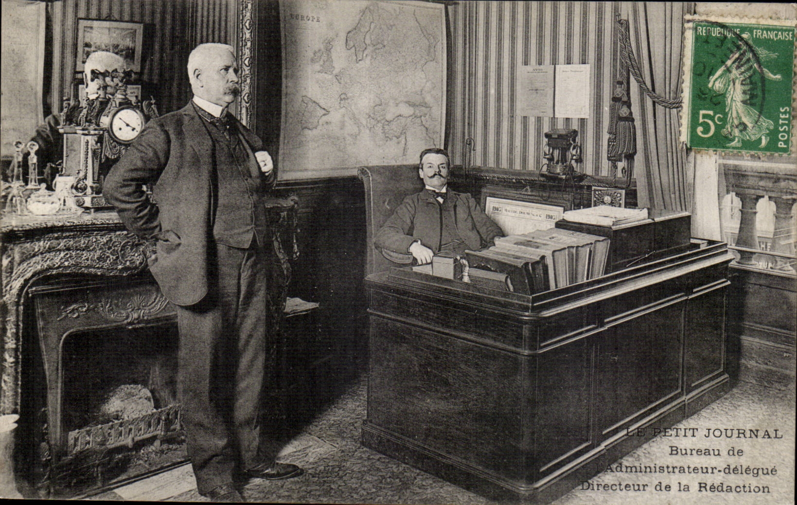 Paris CPA the Small Newspaper Office of the Directing managing director of Drafting TOP (newspaper presses media)