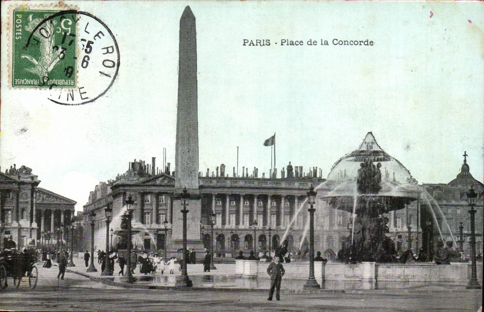 Paris CPA Place de la Concorde