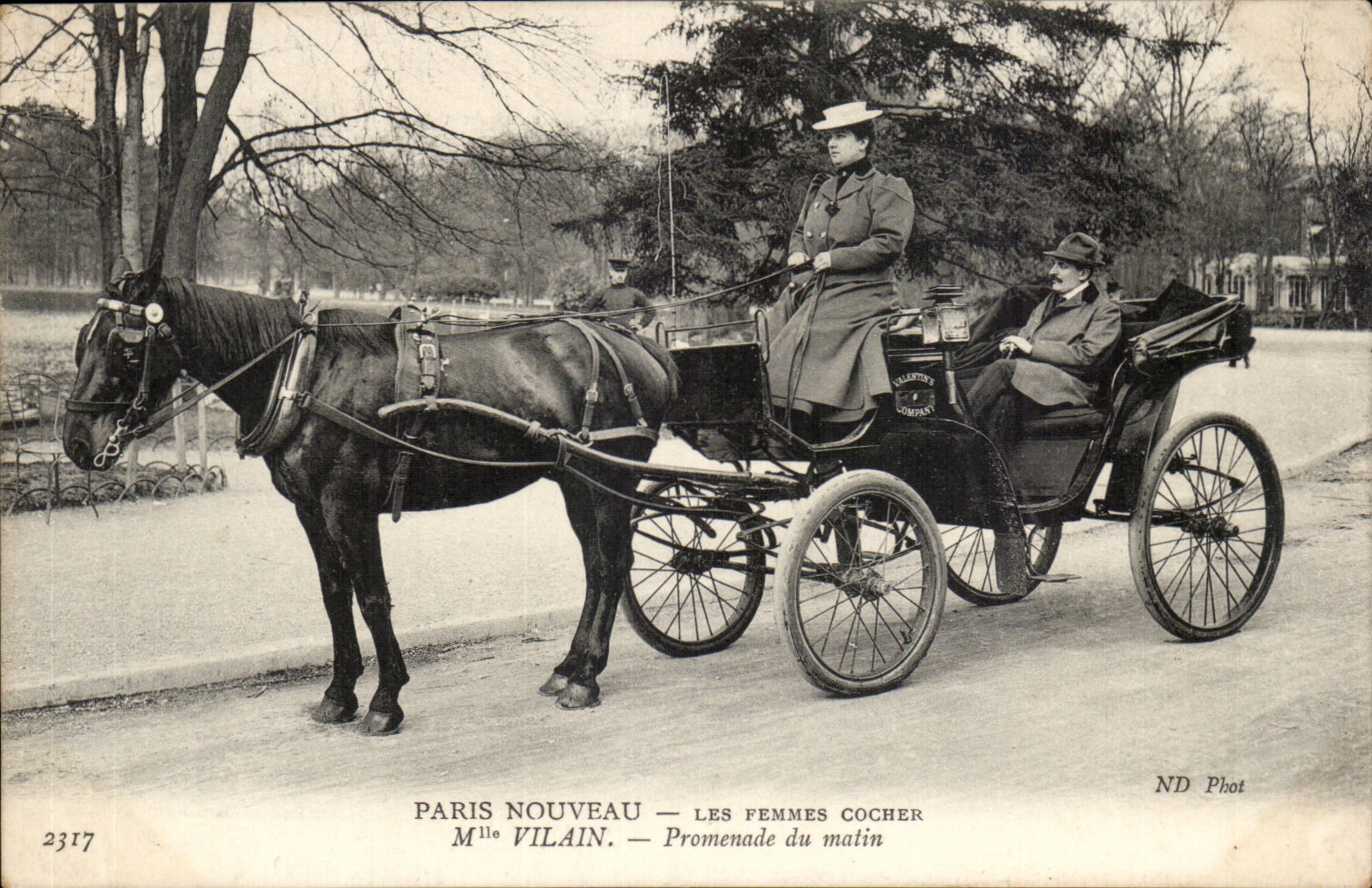 Paris new CPA the women coachman Miss Vilain Walk of morning TOP (Small trades)