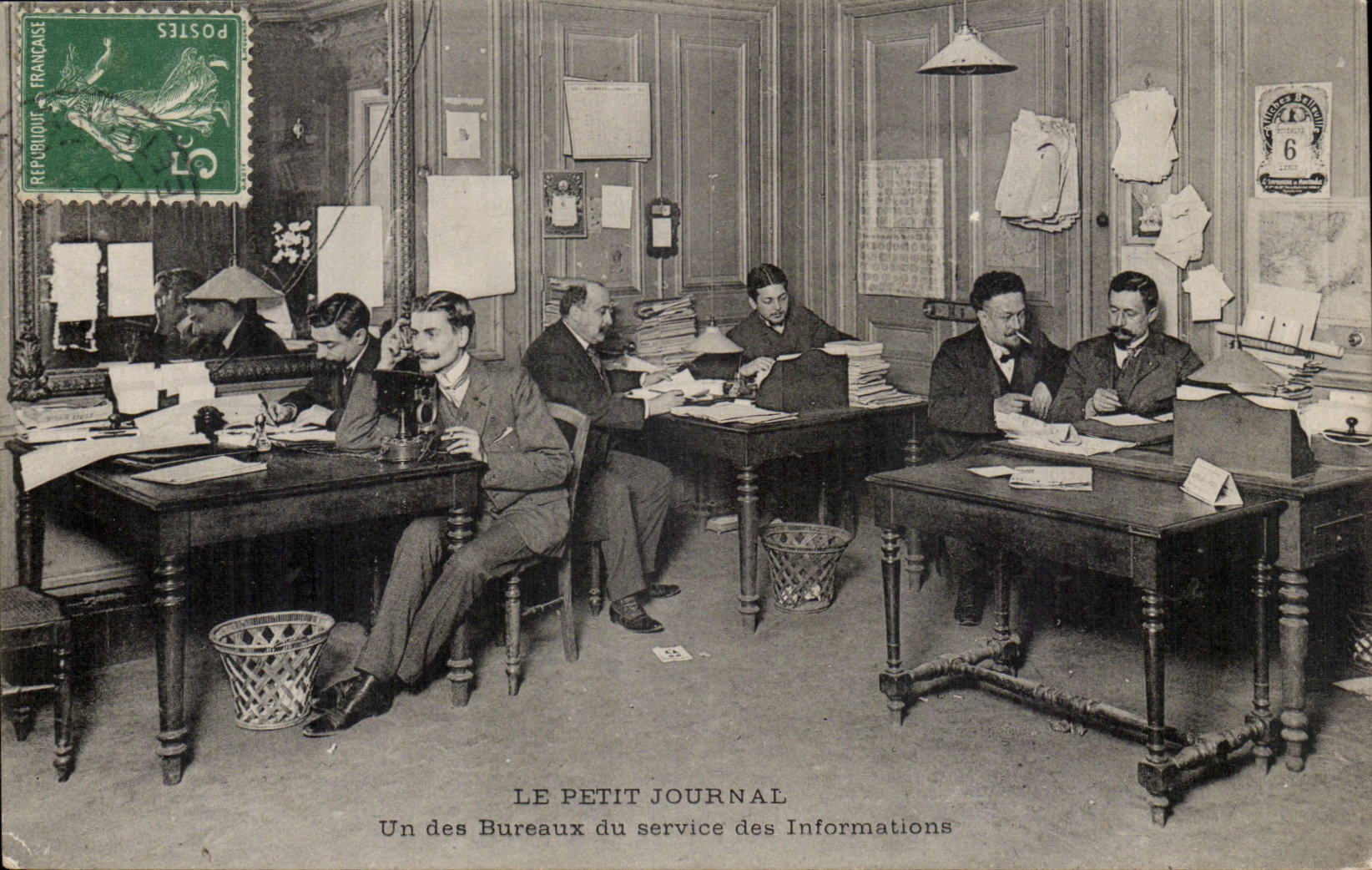 Paris CPA die kleine Zeitung eine der Buros der Service-Informationen (Pressemittel) TOP