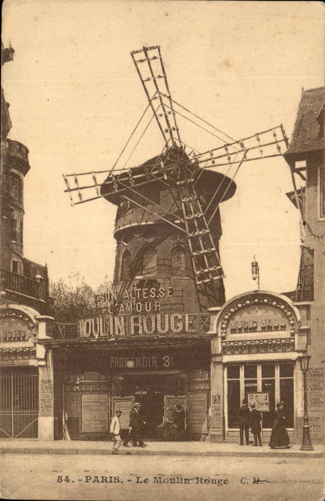 Paris CPA Le Moulin Rouge