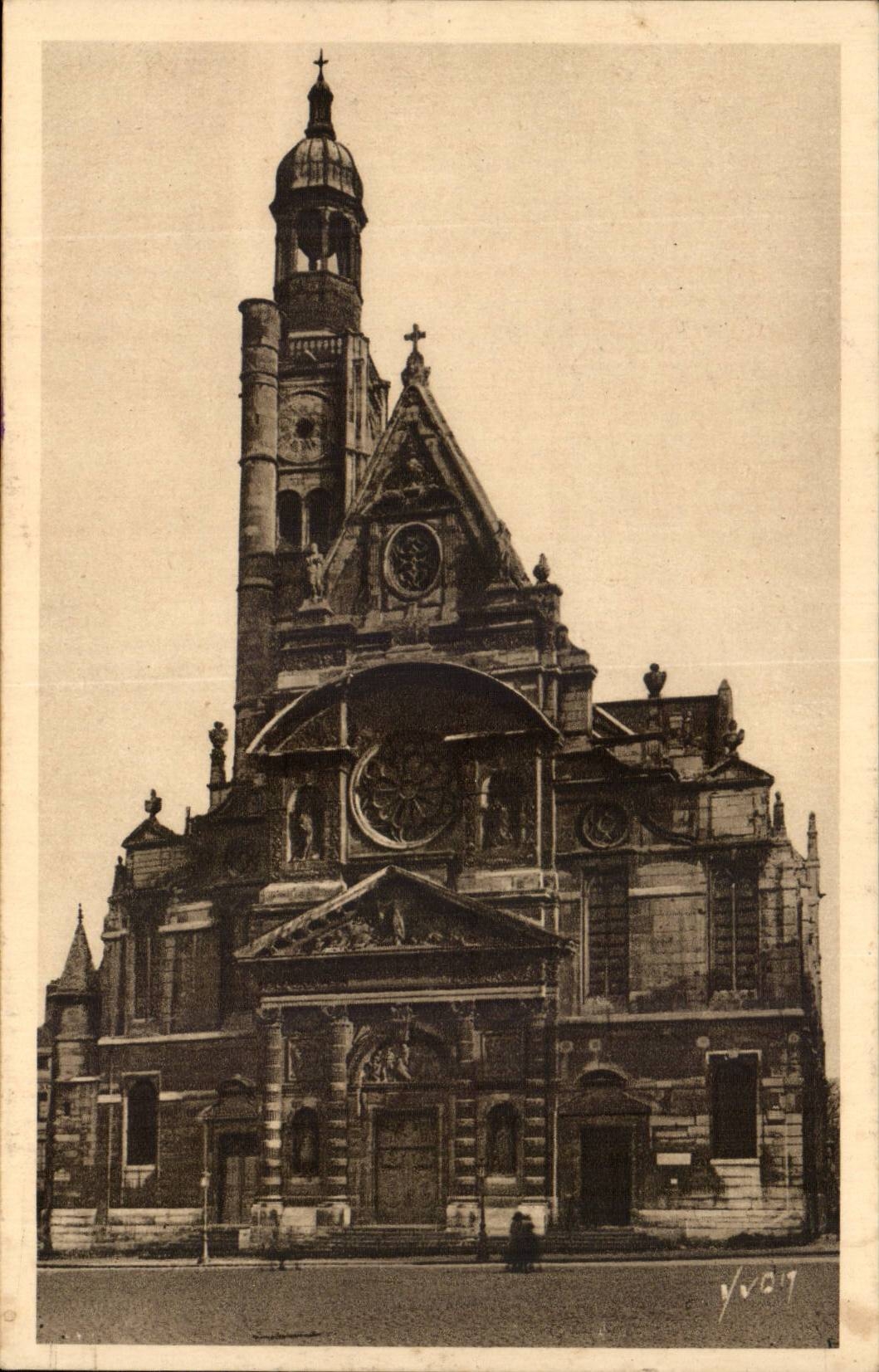 Paris CPA Eglise Saint Etienne du Mont