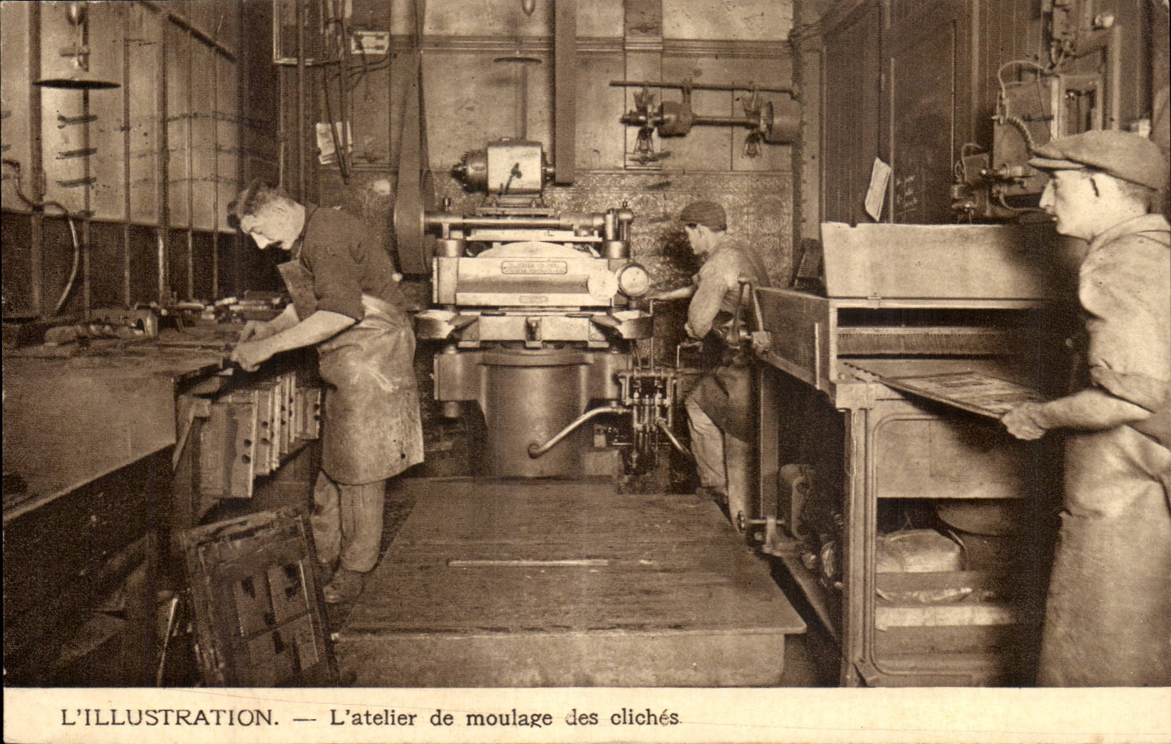 Abbildung CPA das Formteilgeschaft des Stereotypen (Pressemittel)