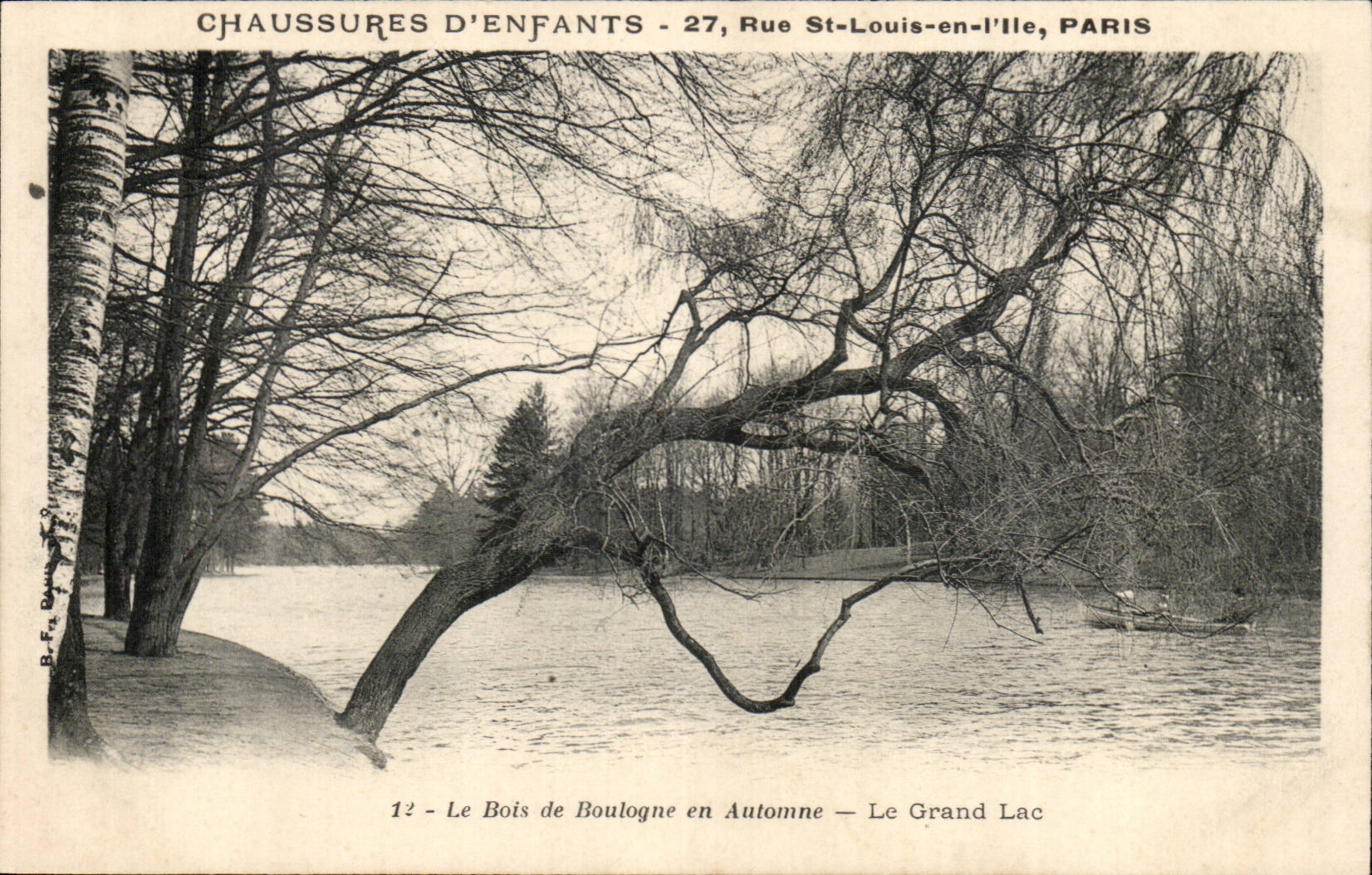 Paris CPA Le bois de Boulogne a l'automne