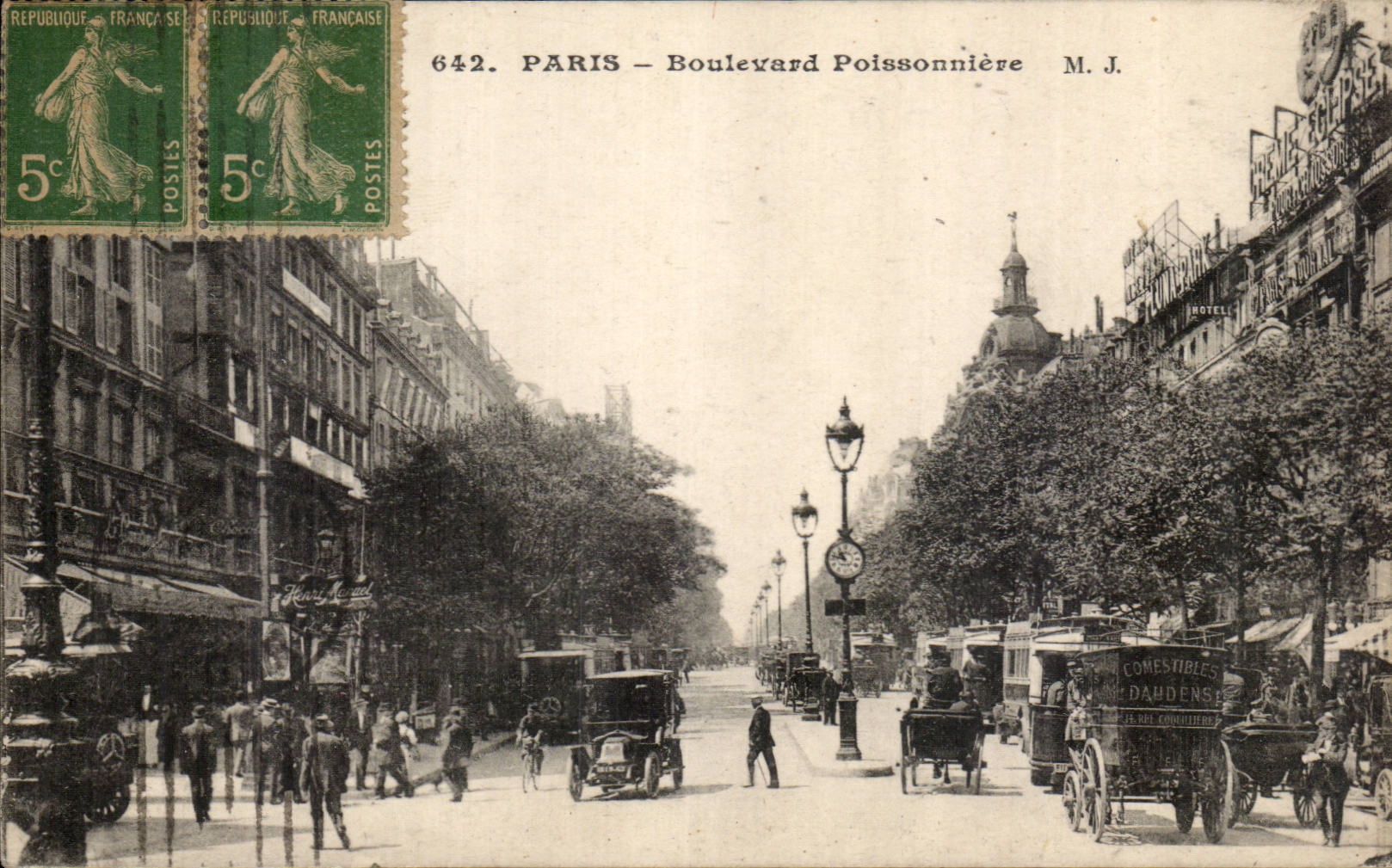 Paris CPA Boulevard Poissonniere